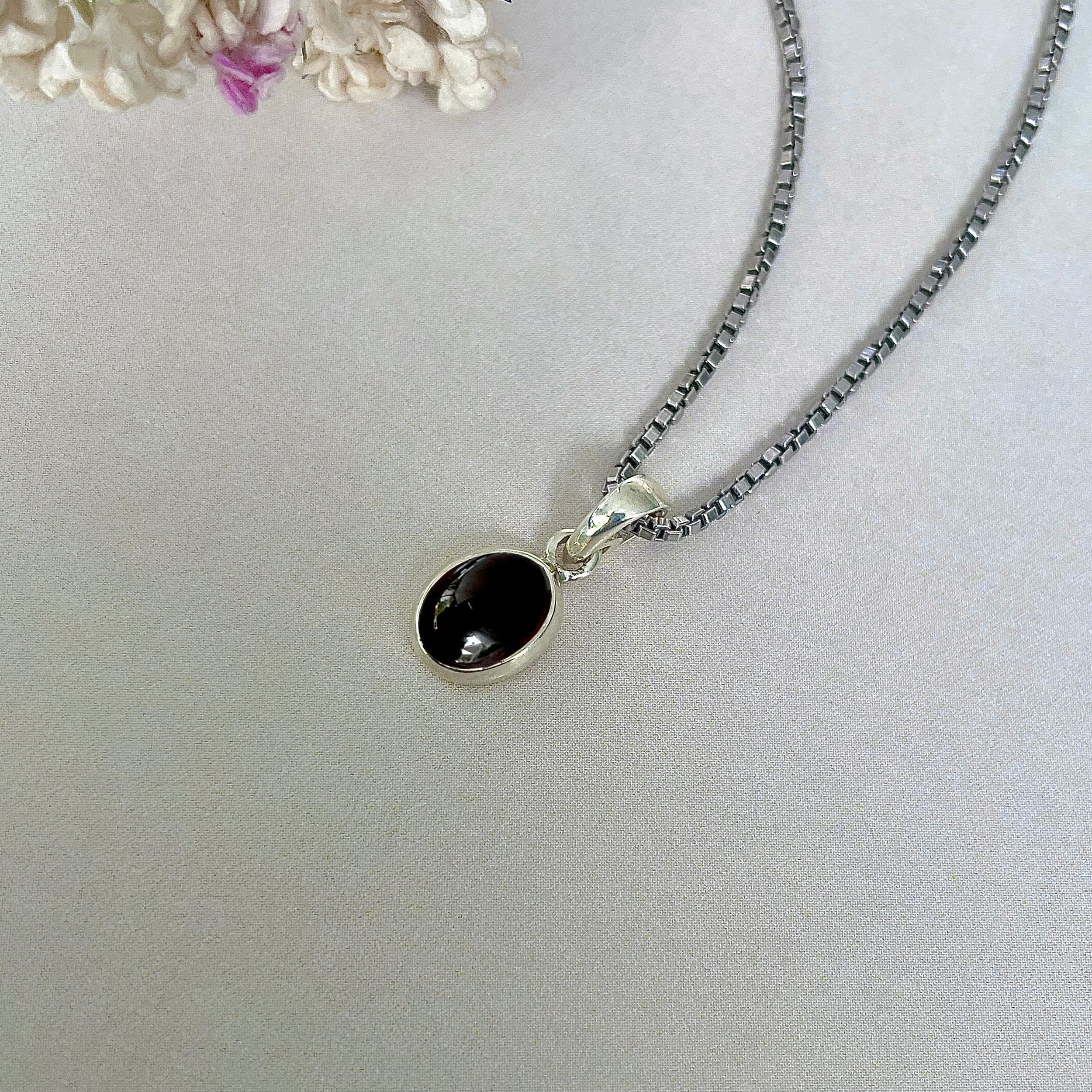 Black Onyx Pendant-(BOX-SP-685.)