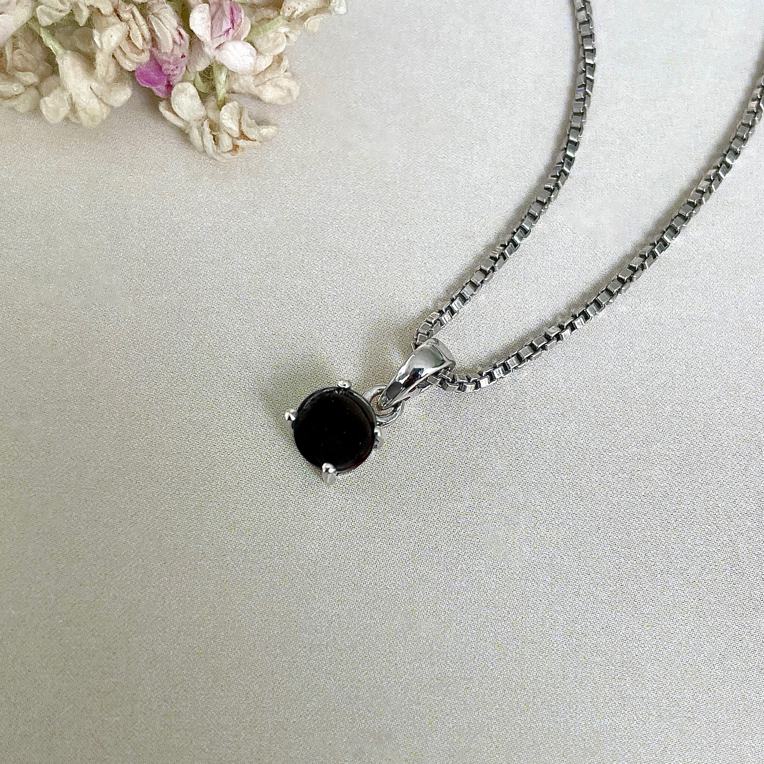 Black Onyx Pendant-(BOX-SP-927.)