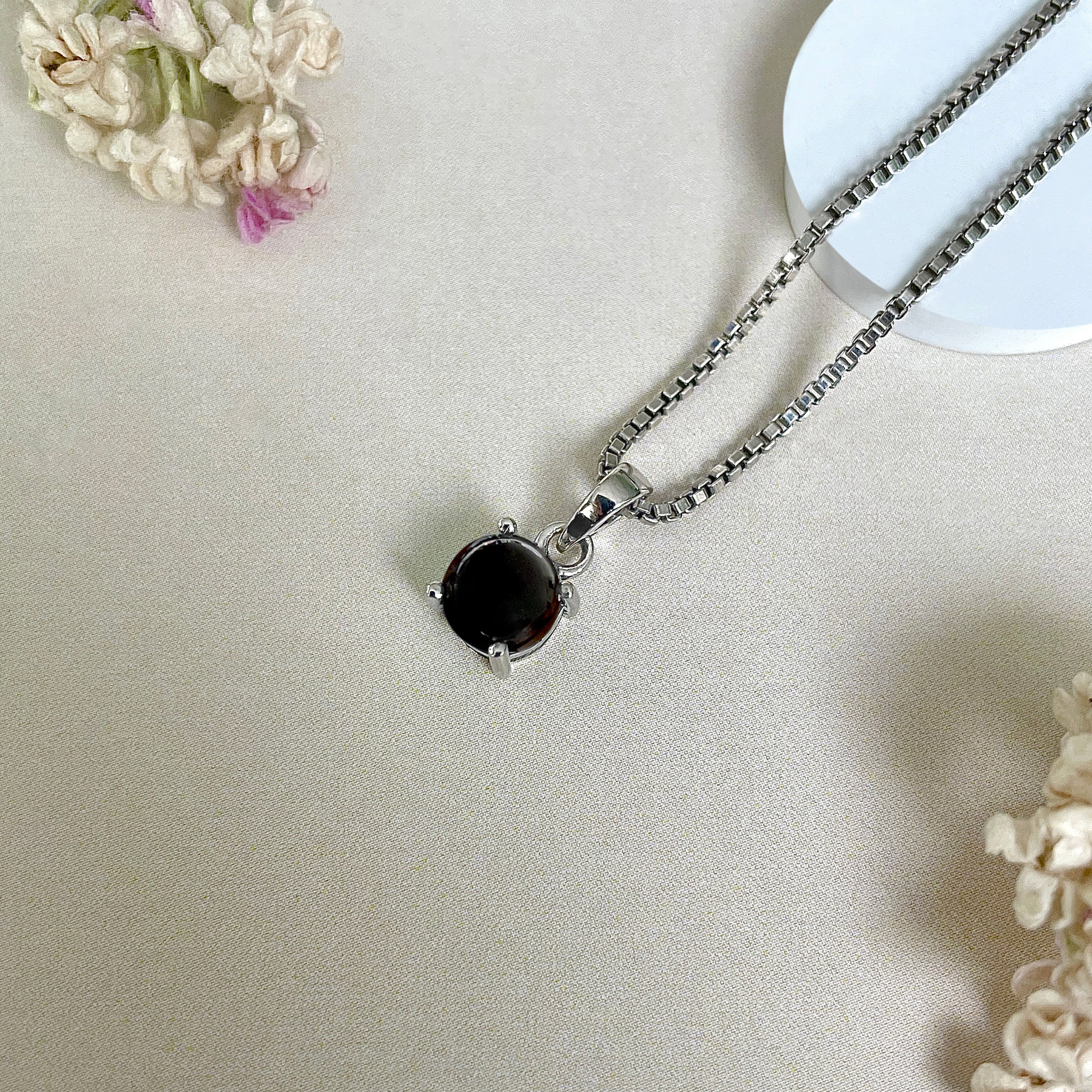 Black Onyx Pendant-(BOX-SP-929.)