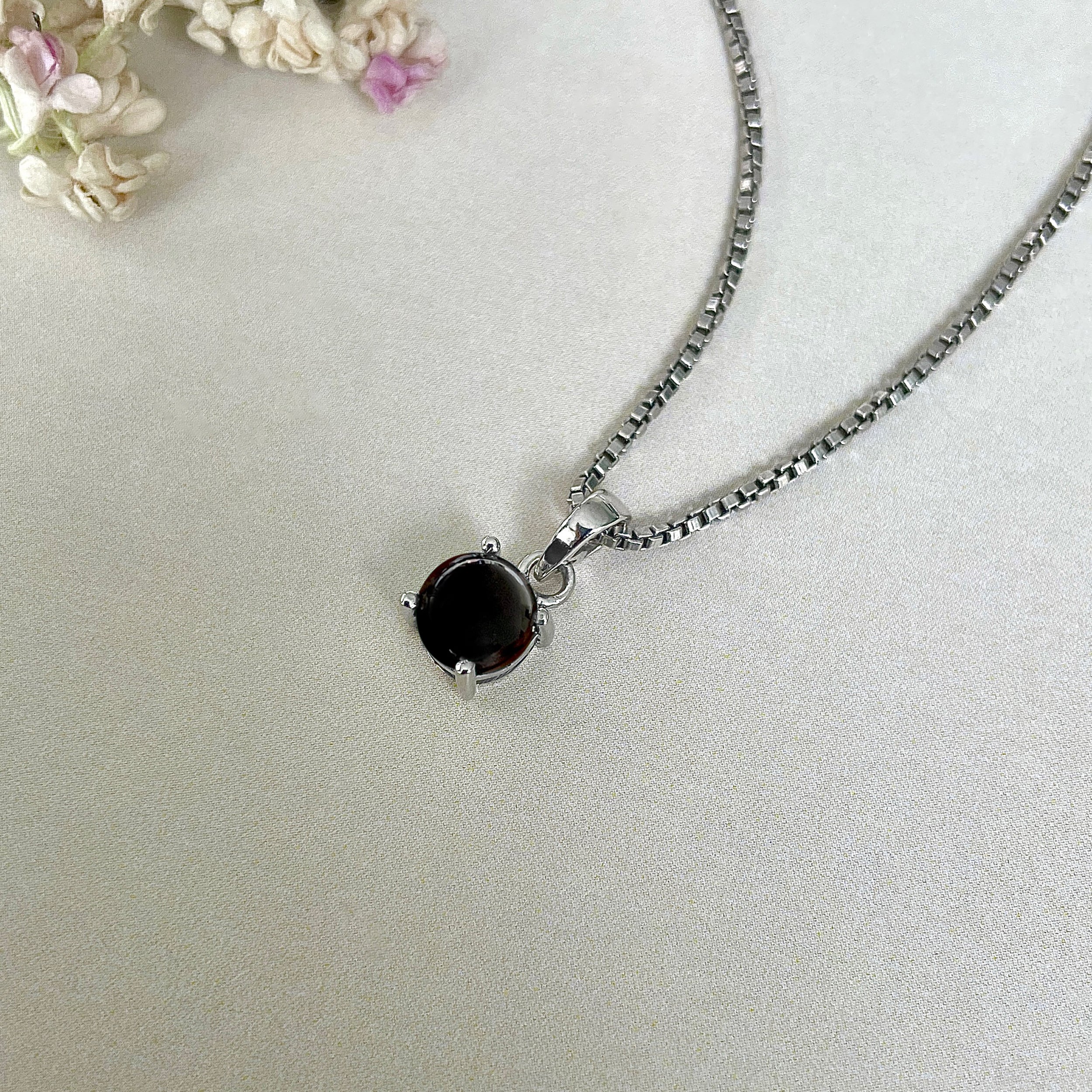 Black Onyx Pendant-(BOX-SP-929.)