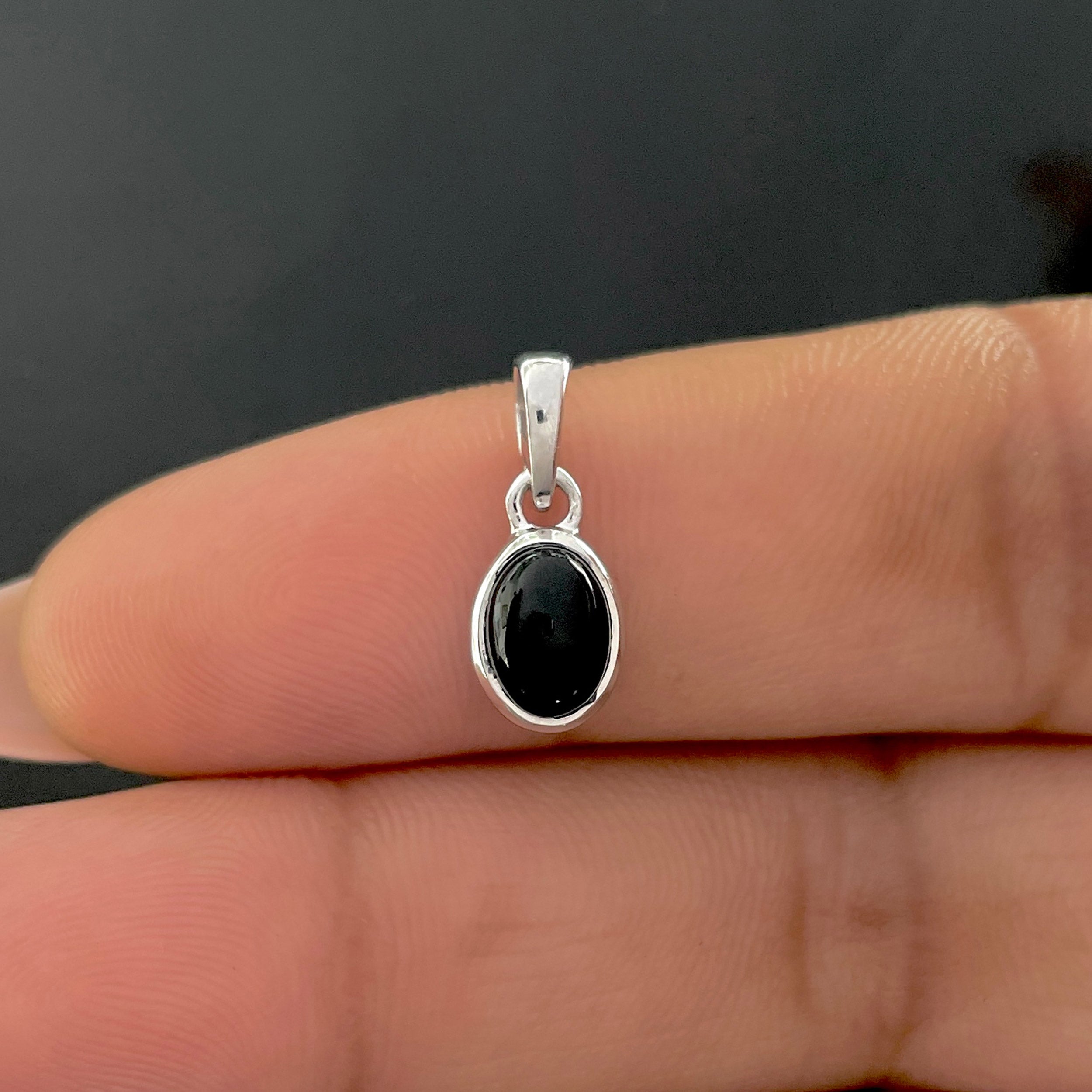 Black Onyx Pendant-(BOX-SP-940.)