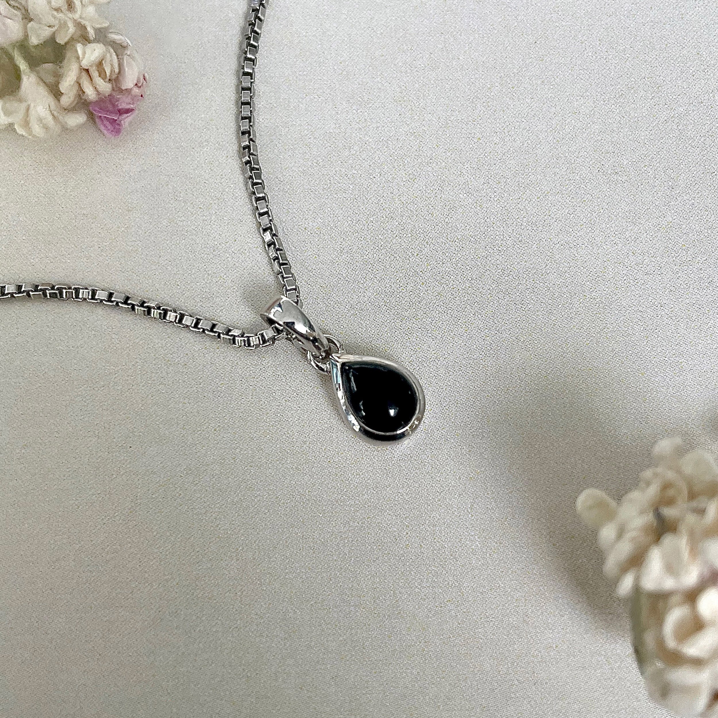 Black Onyx Pendant-(BOX-SP-941.)