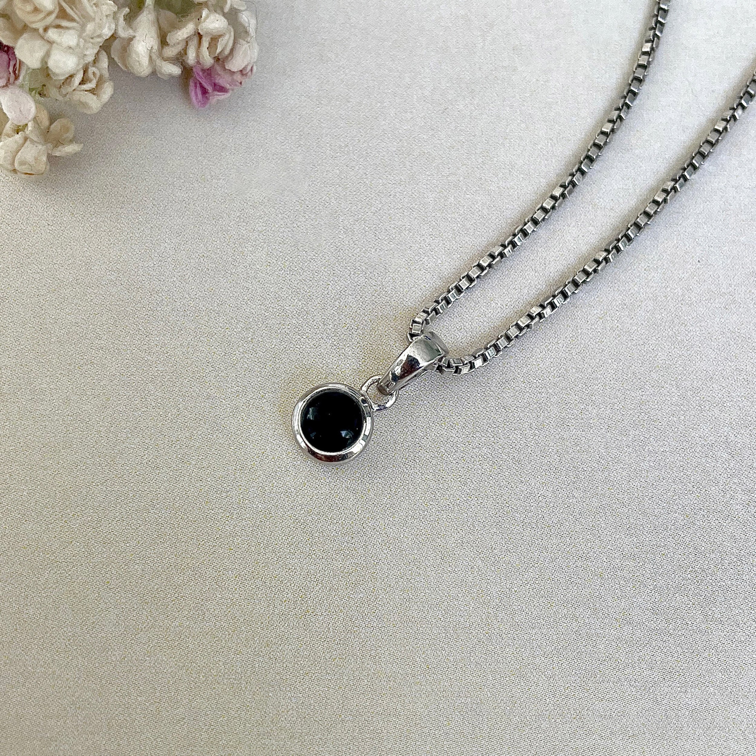 Black Onyx Pendant-(BOX-SP-948.)