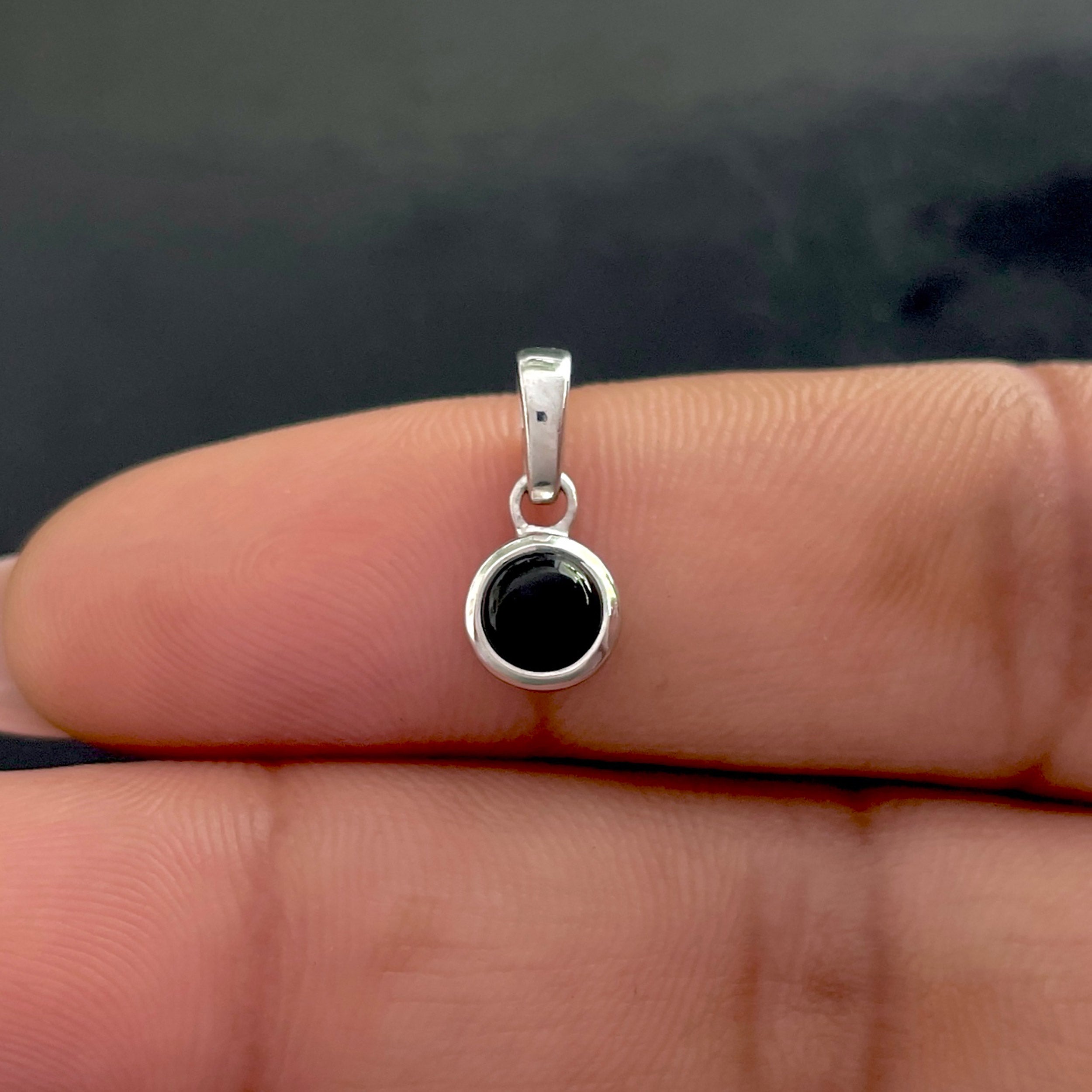 Black Onyx Pendant-(BOX-SP-948.)