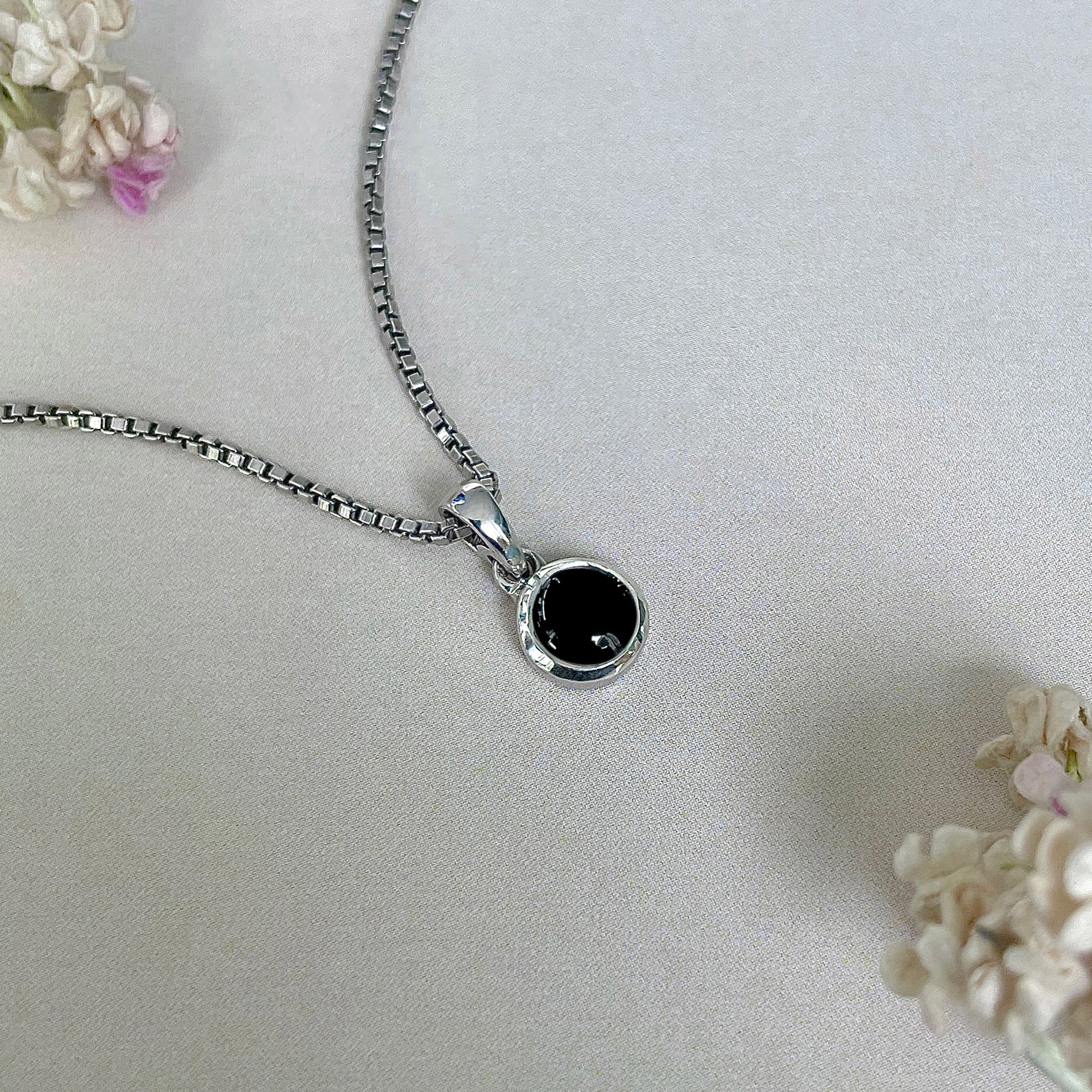 Black Onyx Pendant-(BOX-SP-949.)