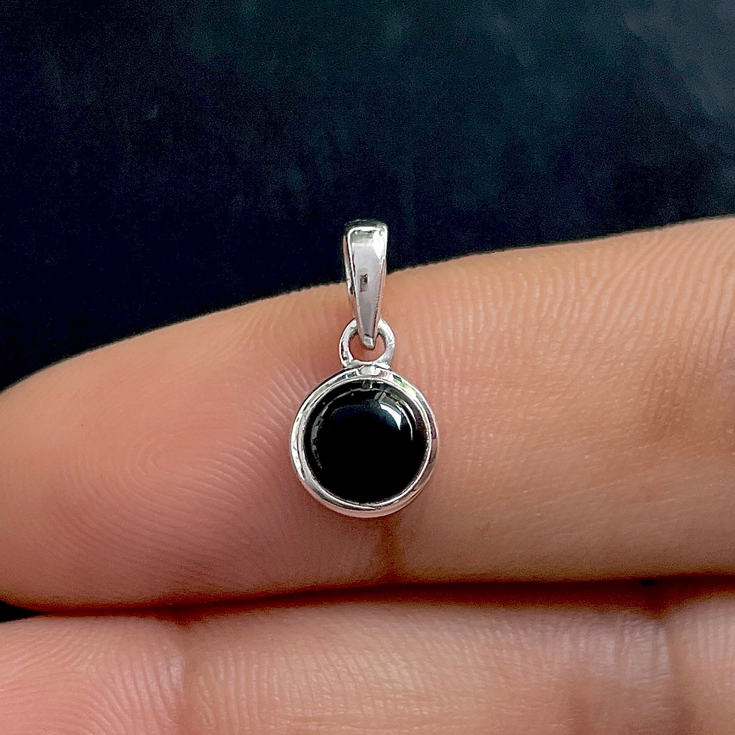 Black Onyx Pendant-(BOX-SP-949.)