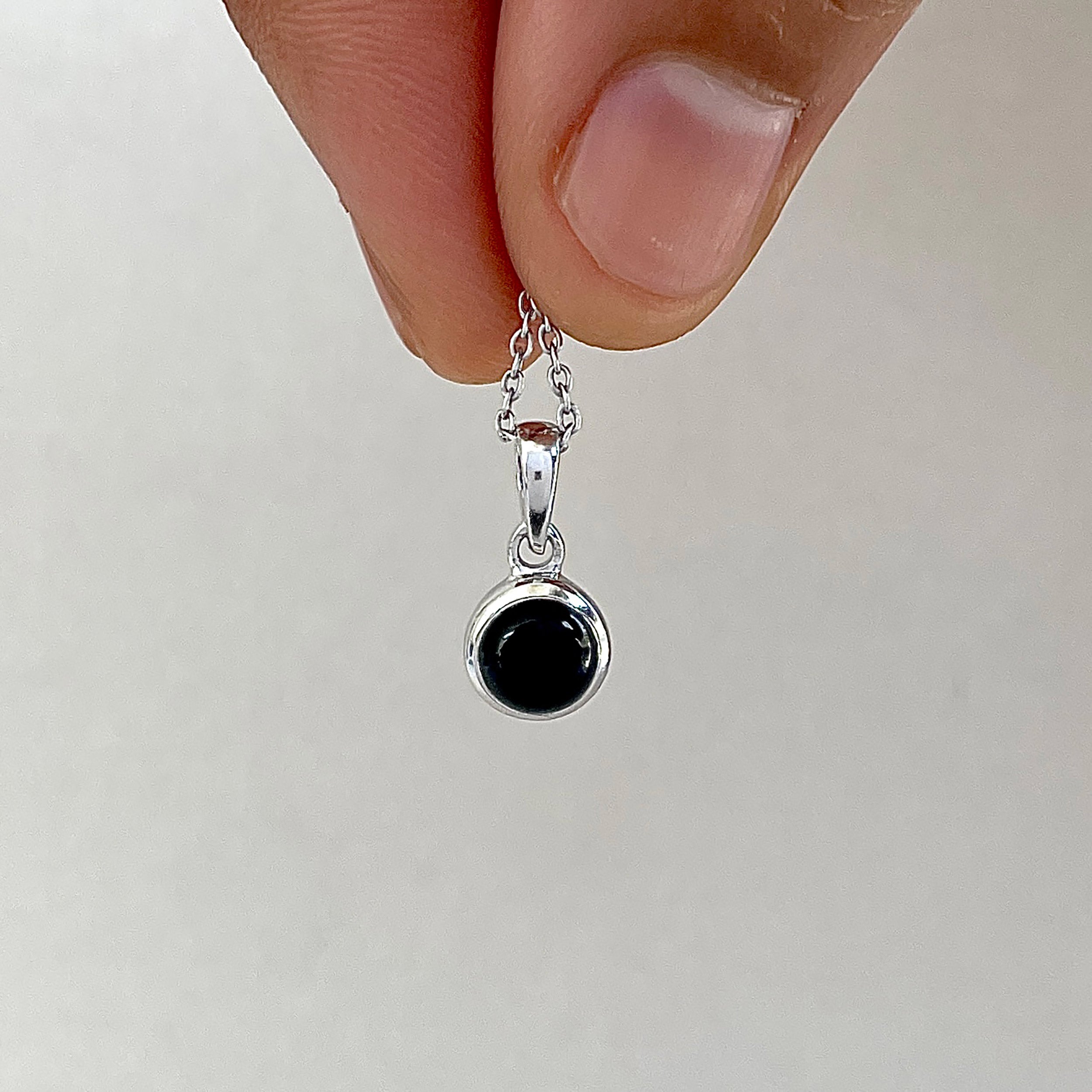Black Onyx Pendant-(BOX-SP-949.)