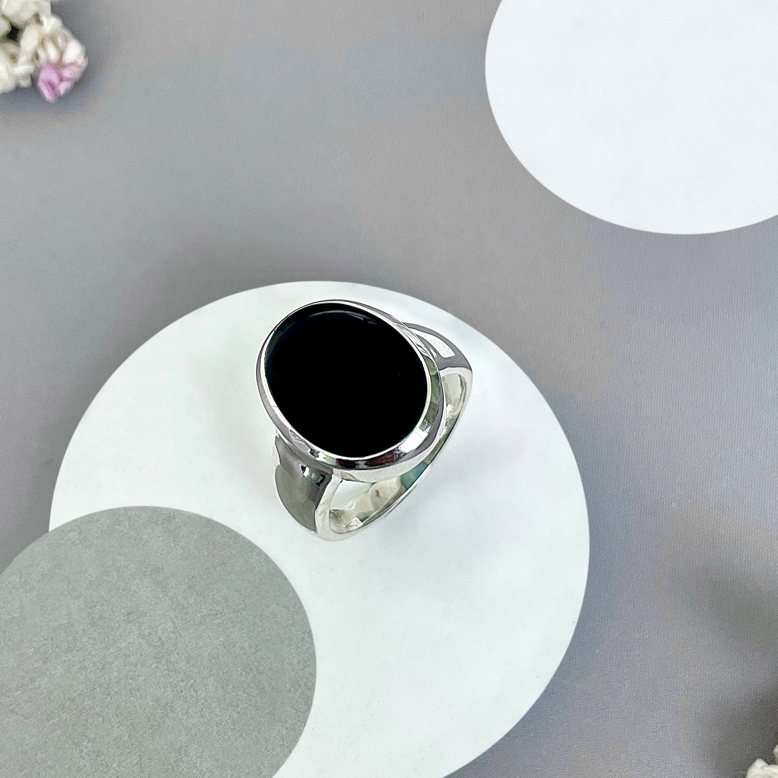 Black Onyx Ring-(BOX-SR-2128.)