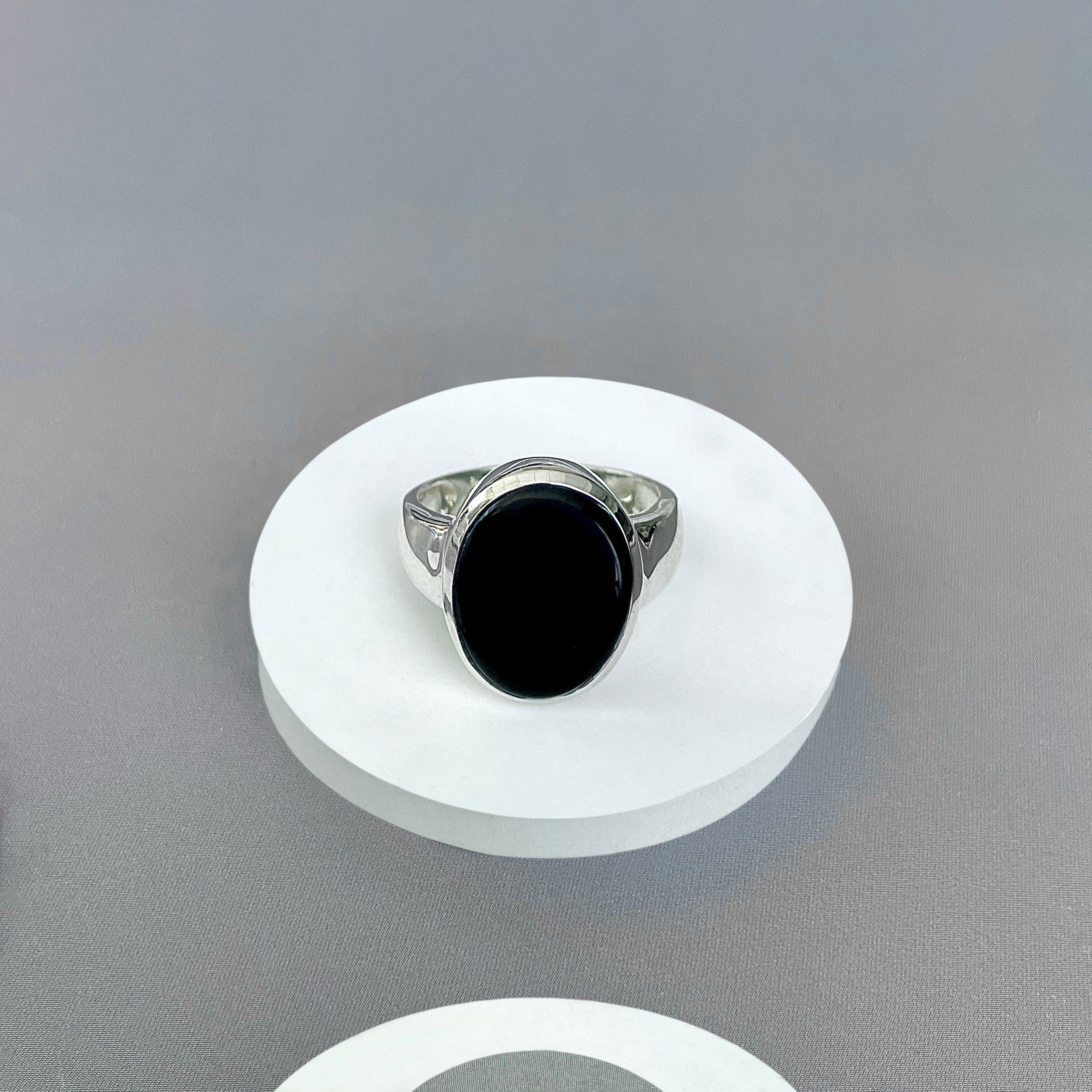 Black Onyx Ring-(BOX-SR-2128.)