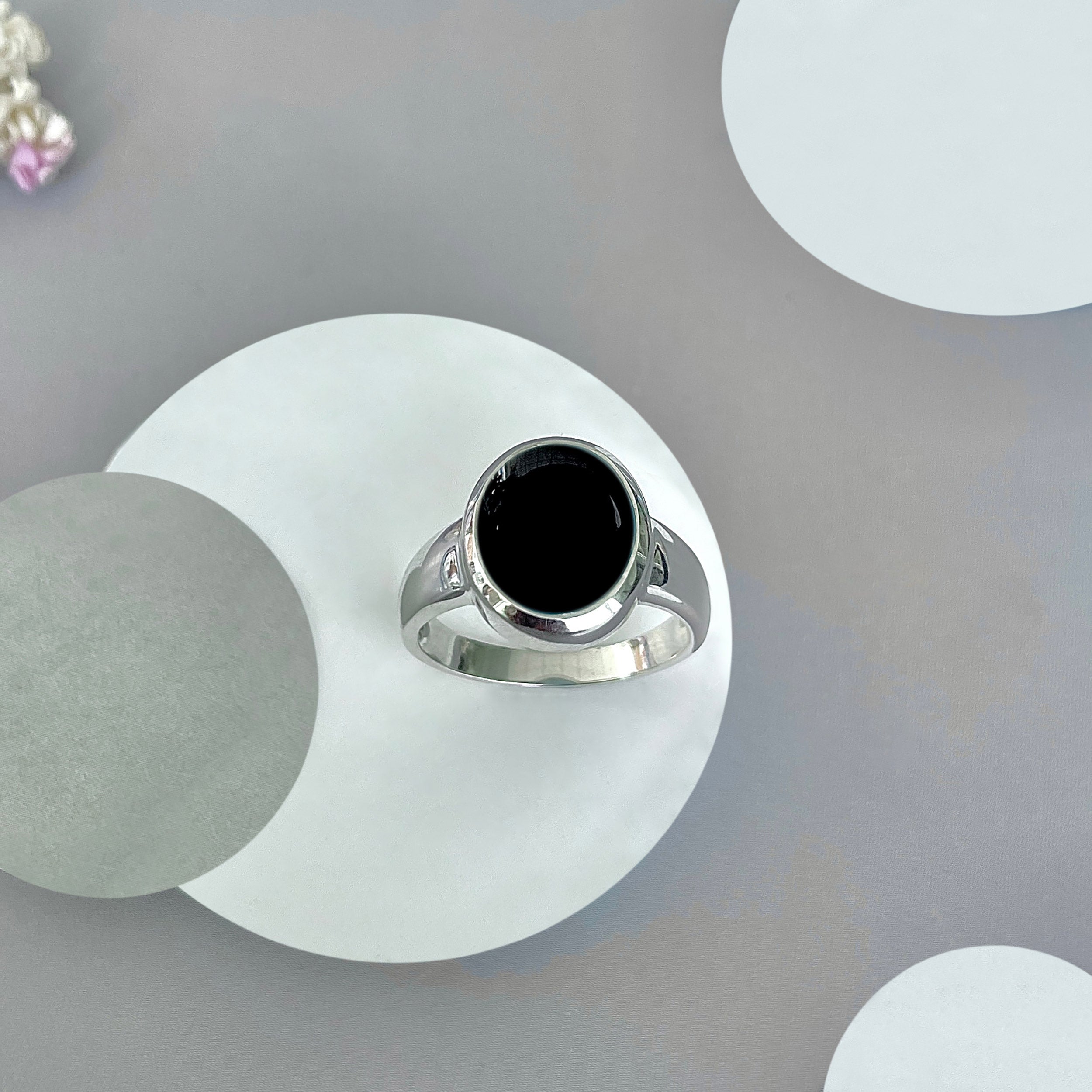 Black Onyx Ring-(BOX-SR-2132.)