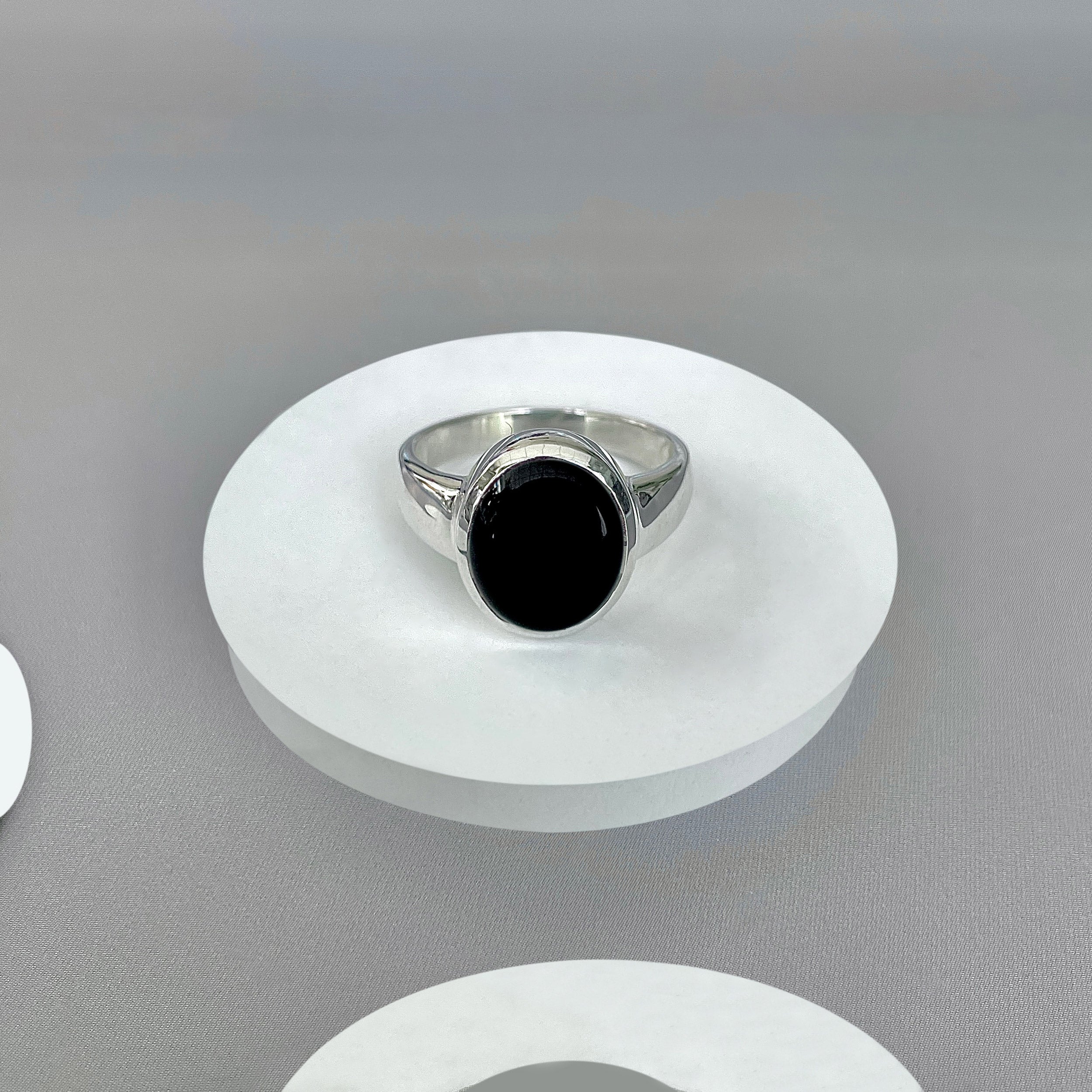 Black Onyx Ring-(BOX-SR-2132.)