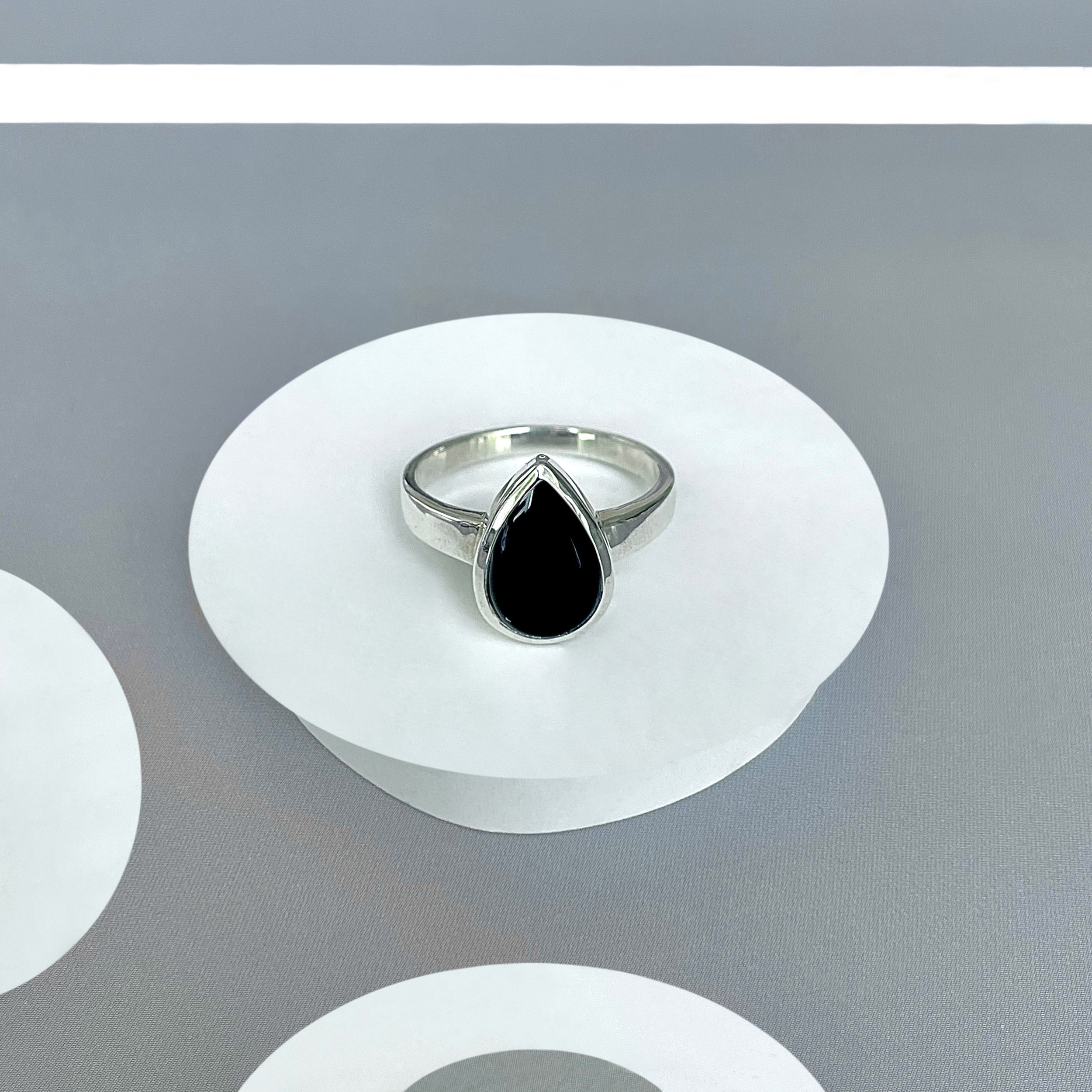 Black Onyx Ring-(BOX-SR-2362.)