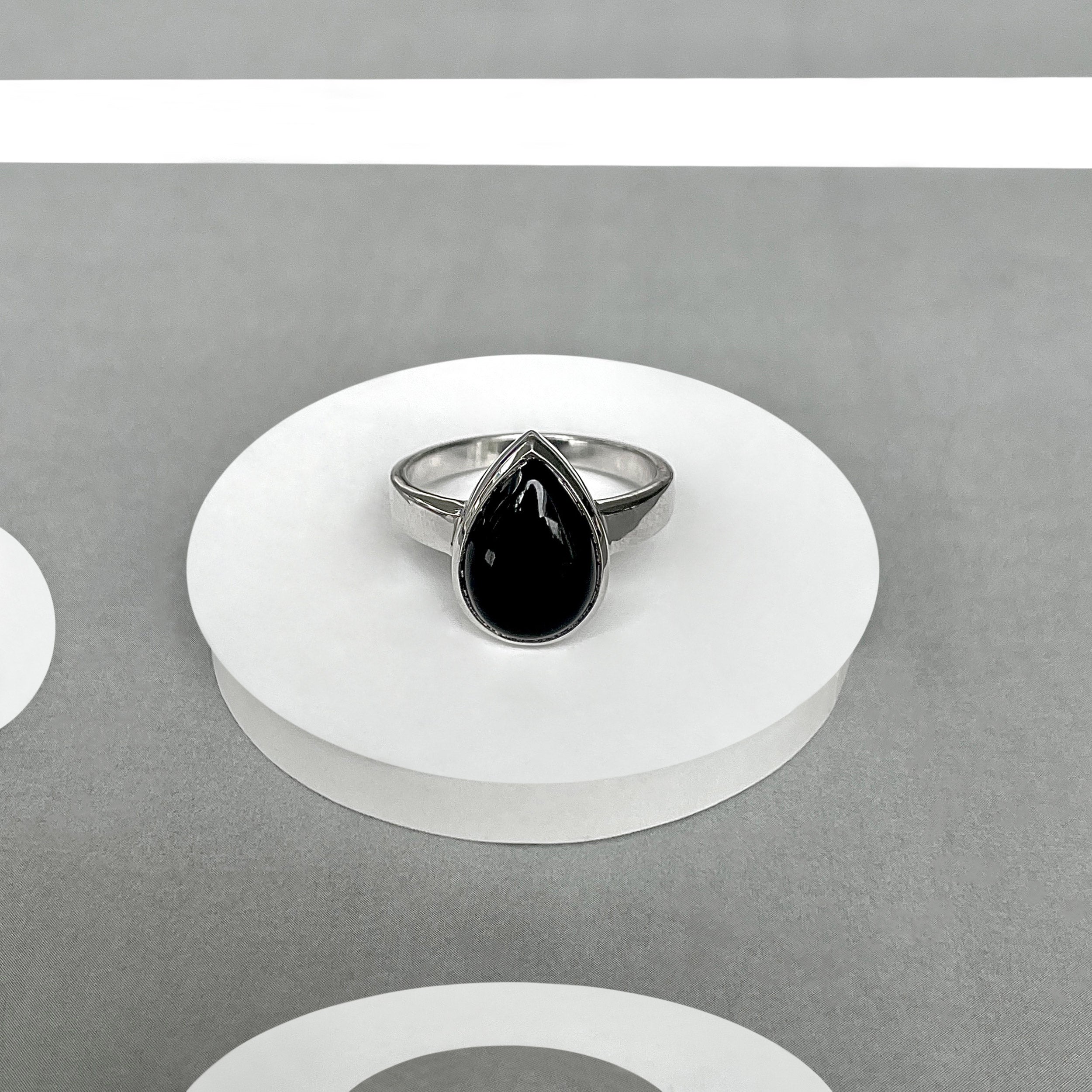 Black Onyx Ring-(BOX-SR-2366.)