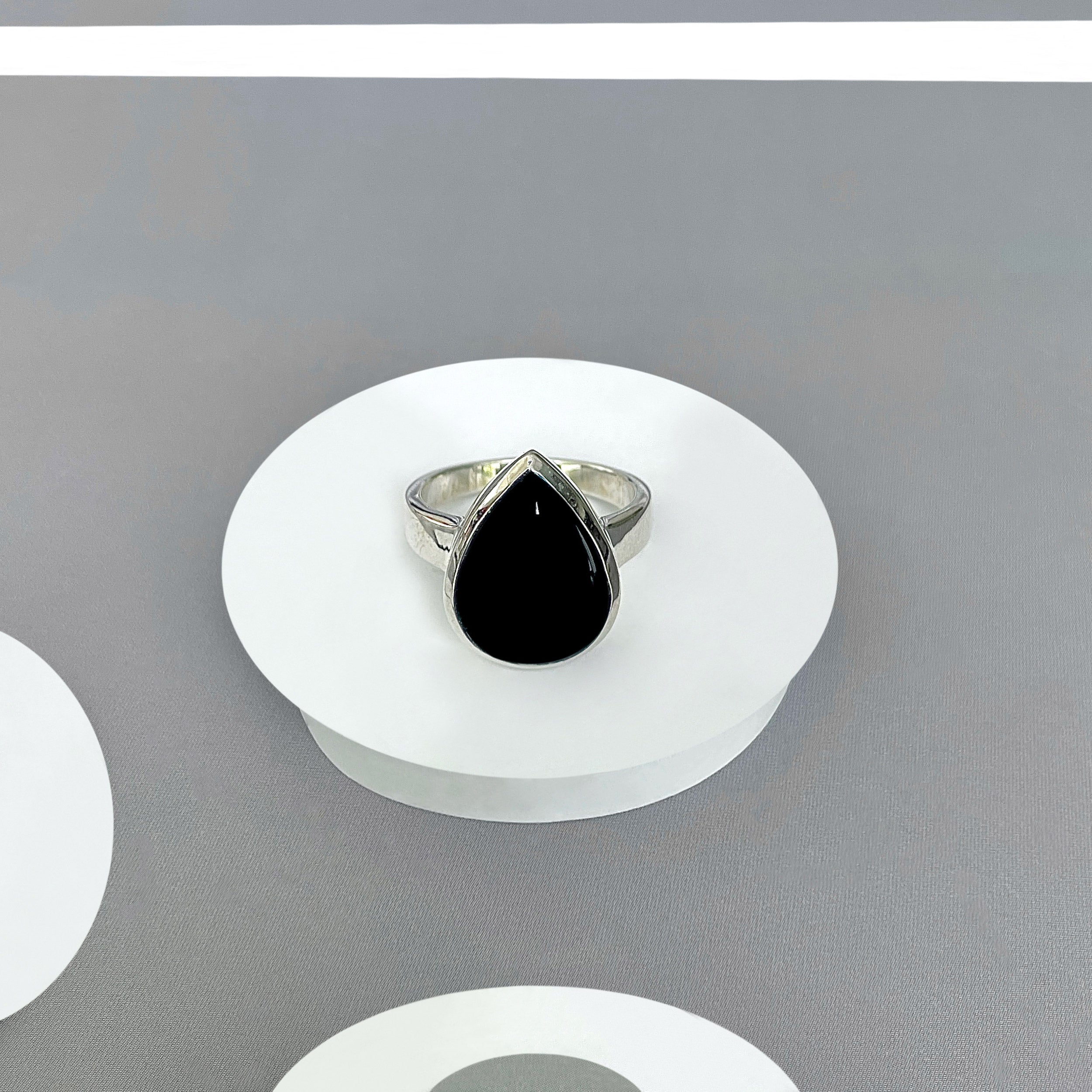 Black Onyx Ring-(BOX-SR-2367.)