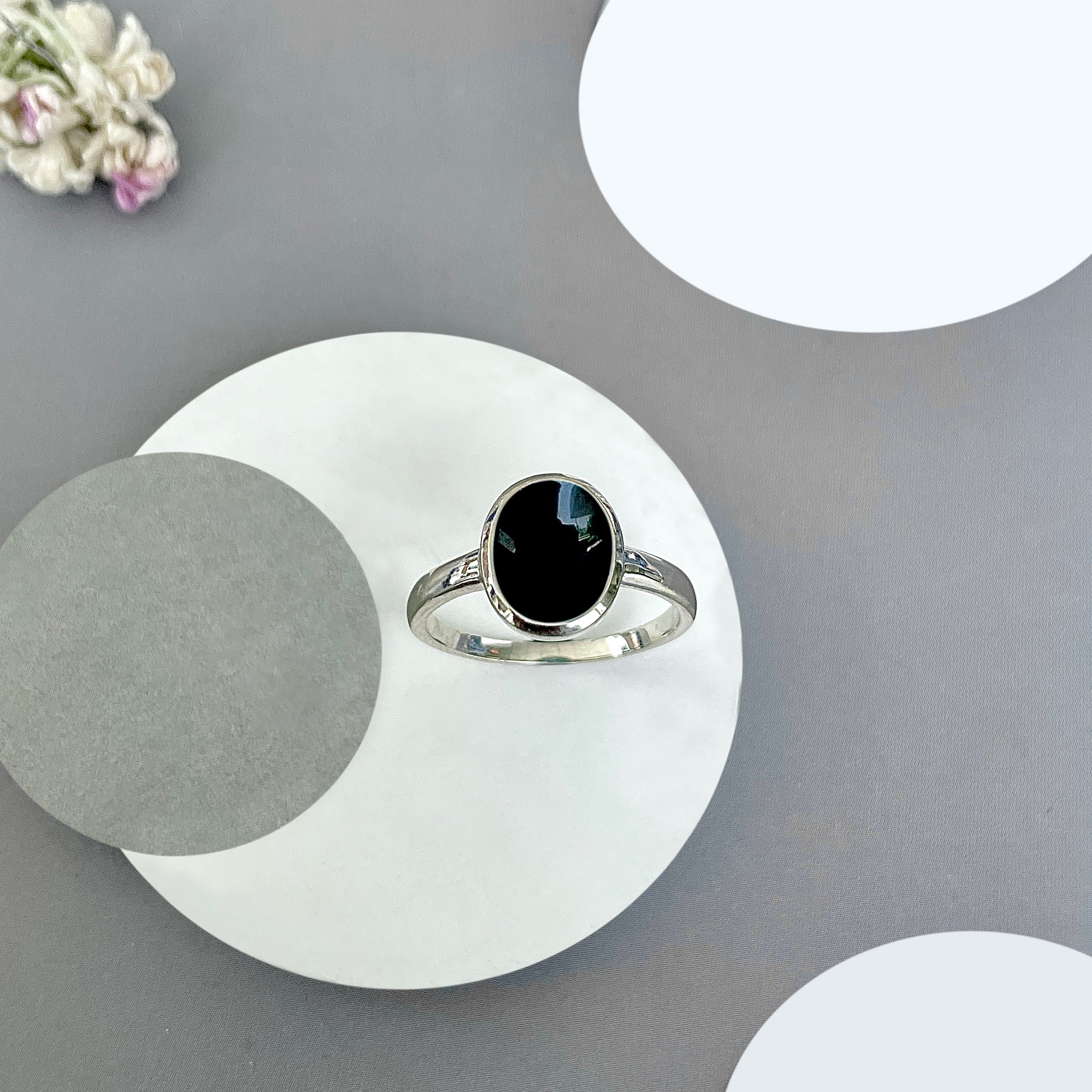 Black Onyx Ring-(BOX-SR-2511.)