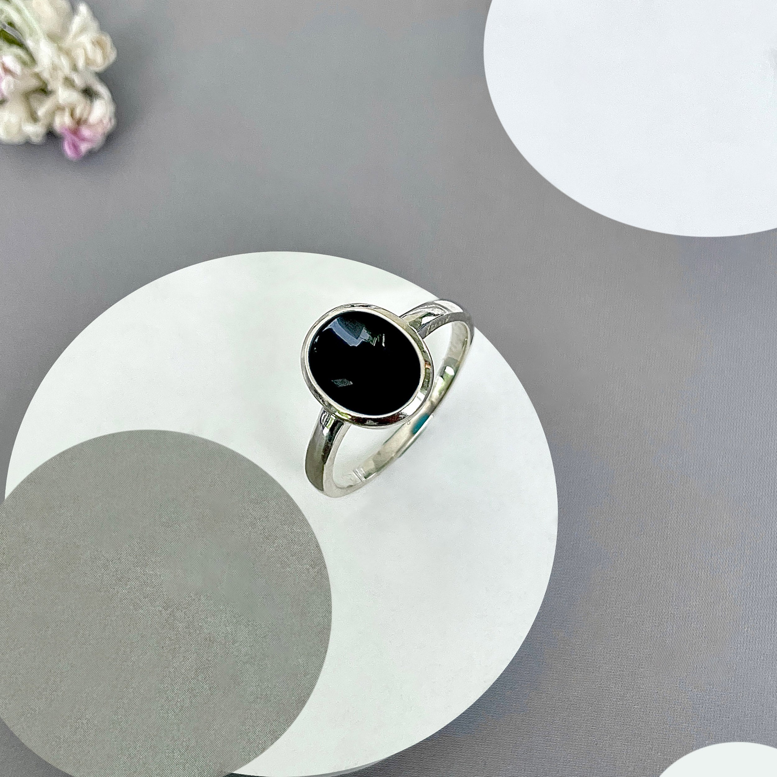 Black Onyx Ring-(BOX-SR-2511.)