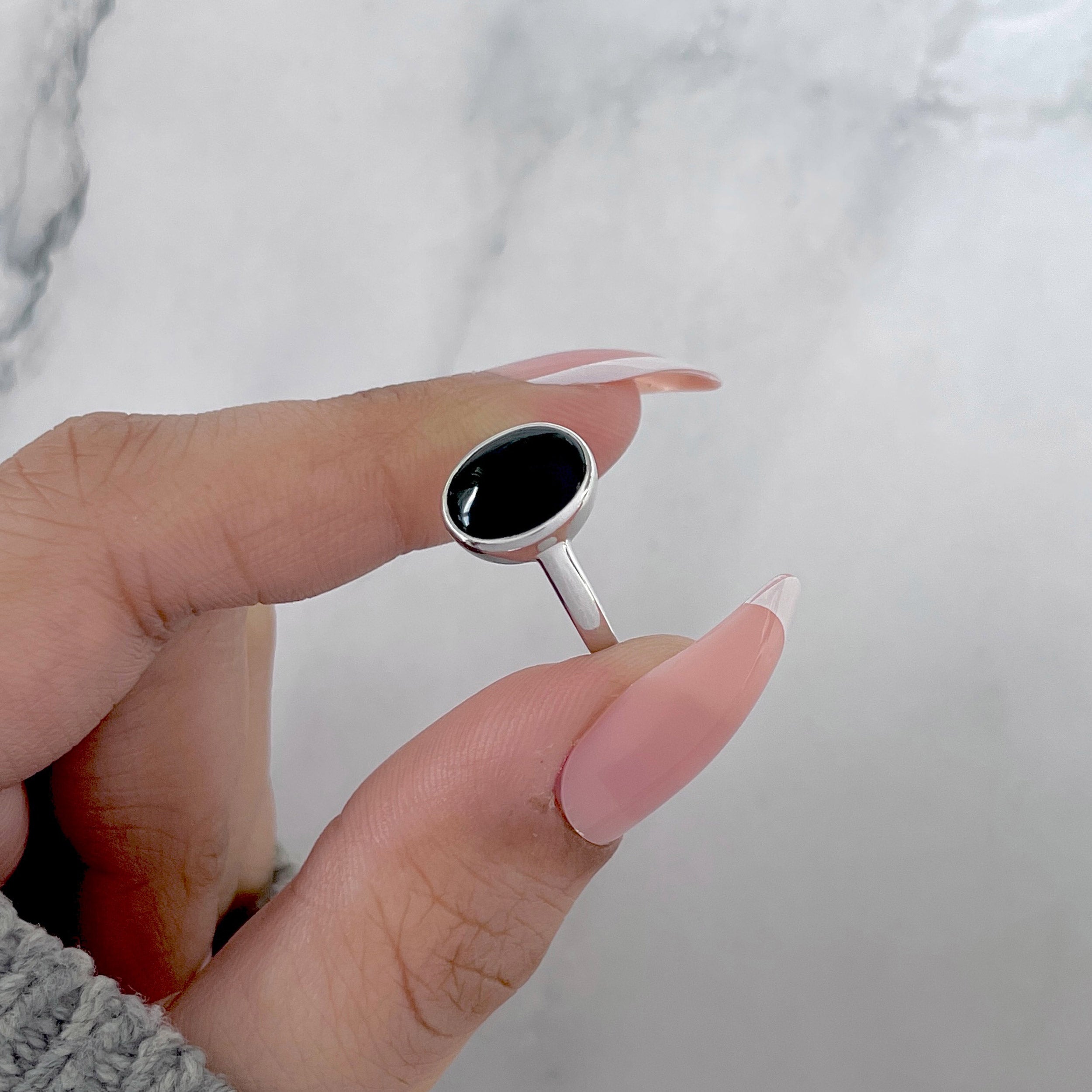 Black Onyx Ring-(BOX-SR-2511.)