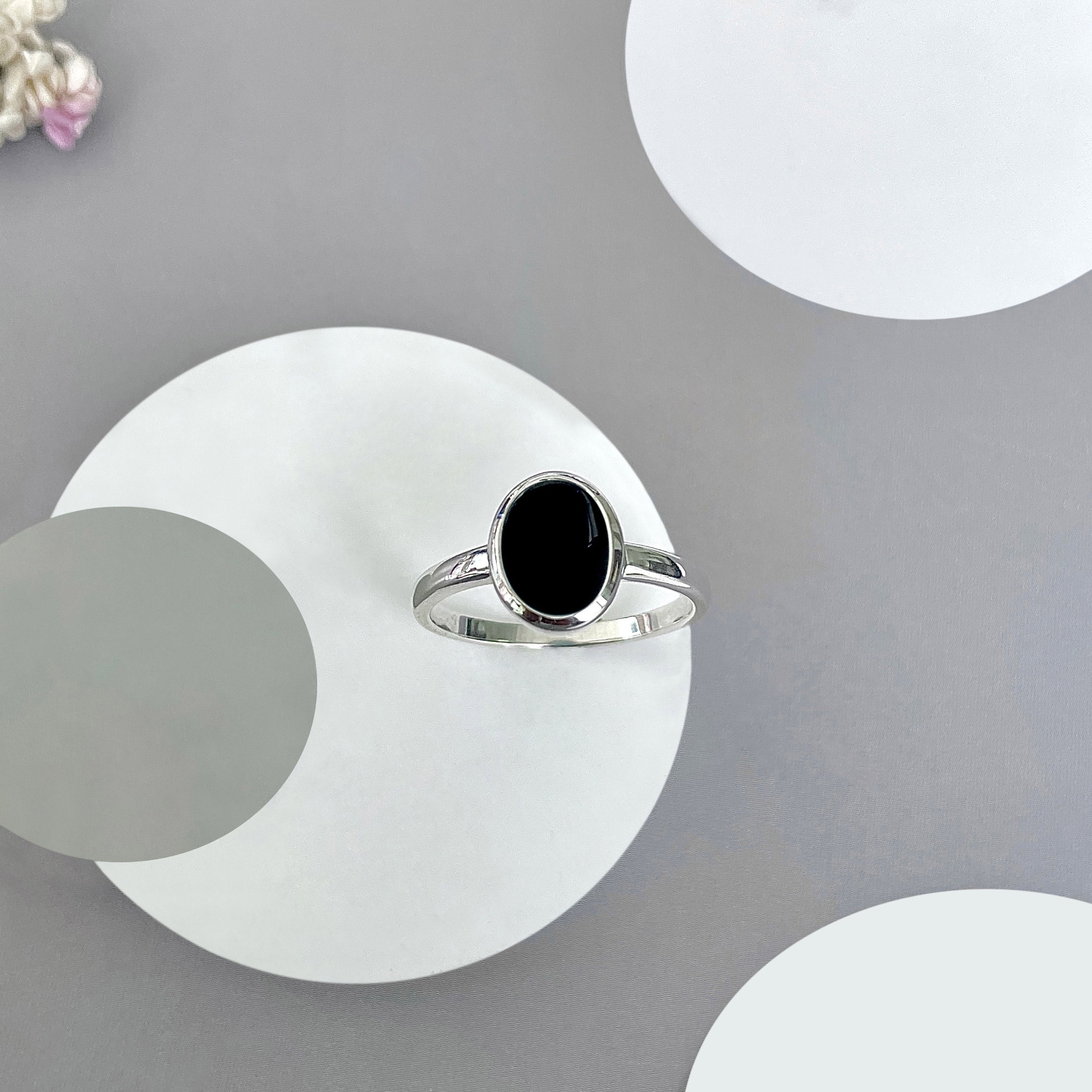 Black Onyx Ring-(BOX-SR-2512.)