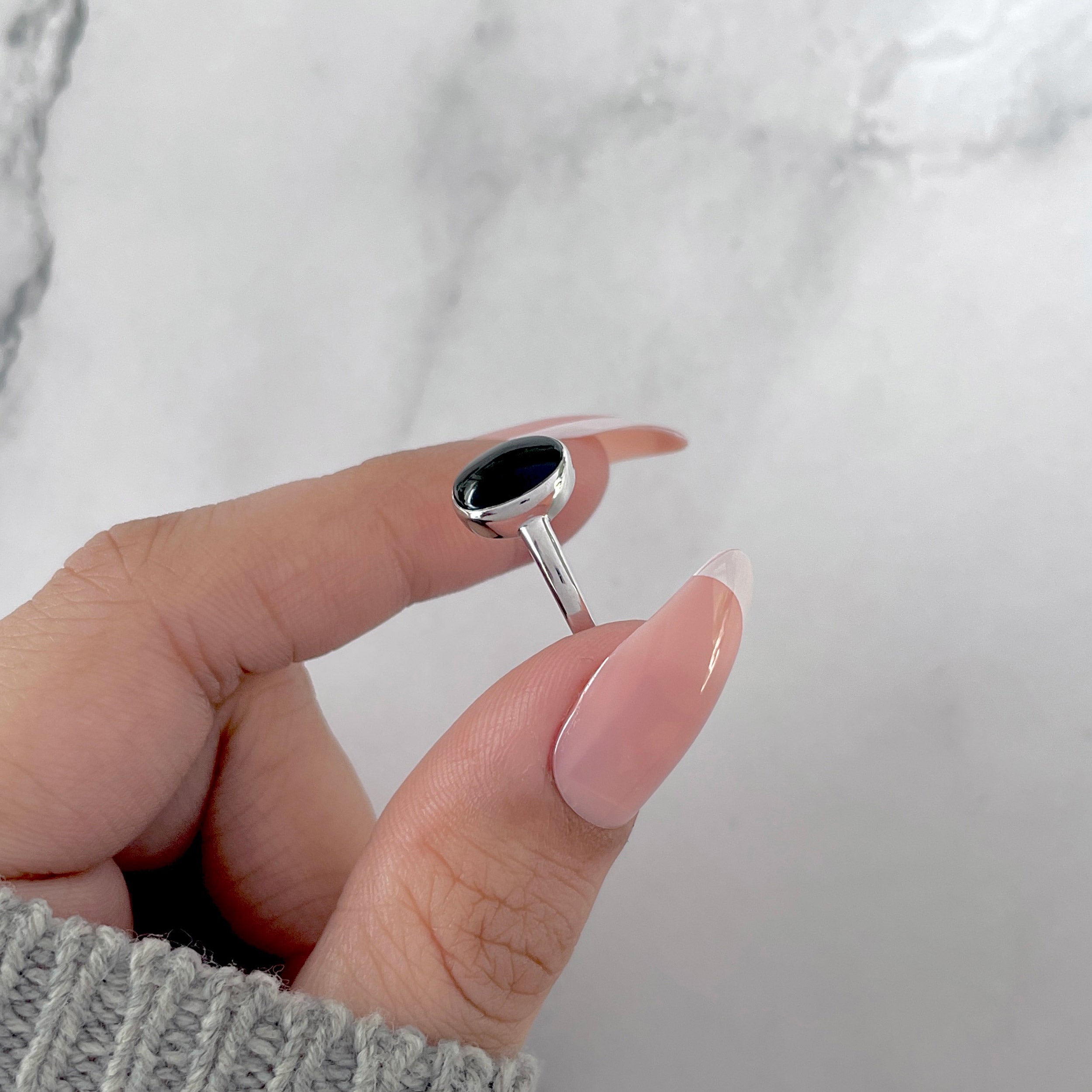 Black Onyx Ring-(BOX-SR-2512.)