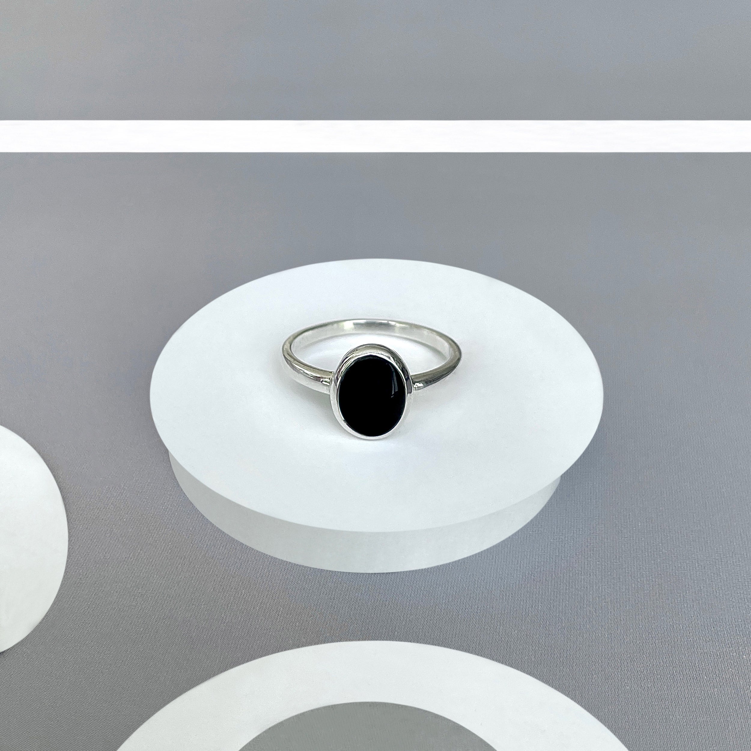 Black Onyx Ring-(BOX-SR-2512.)