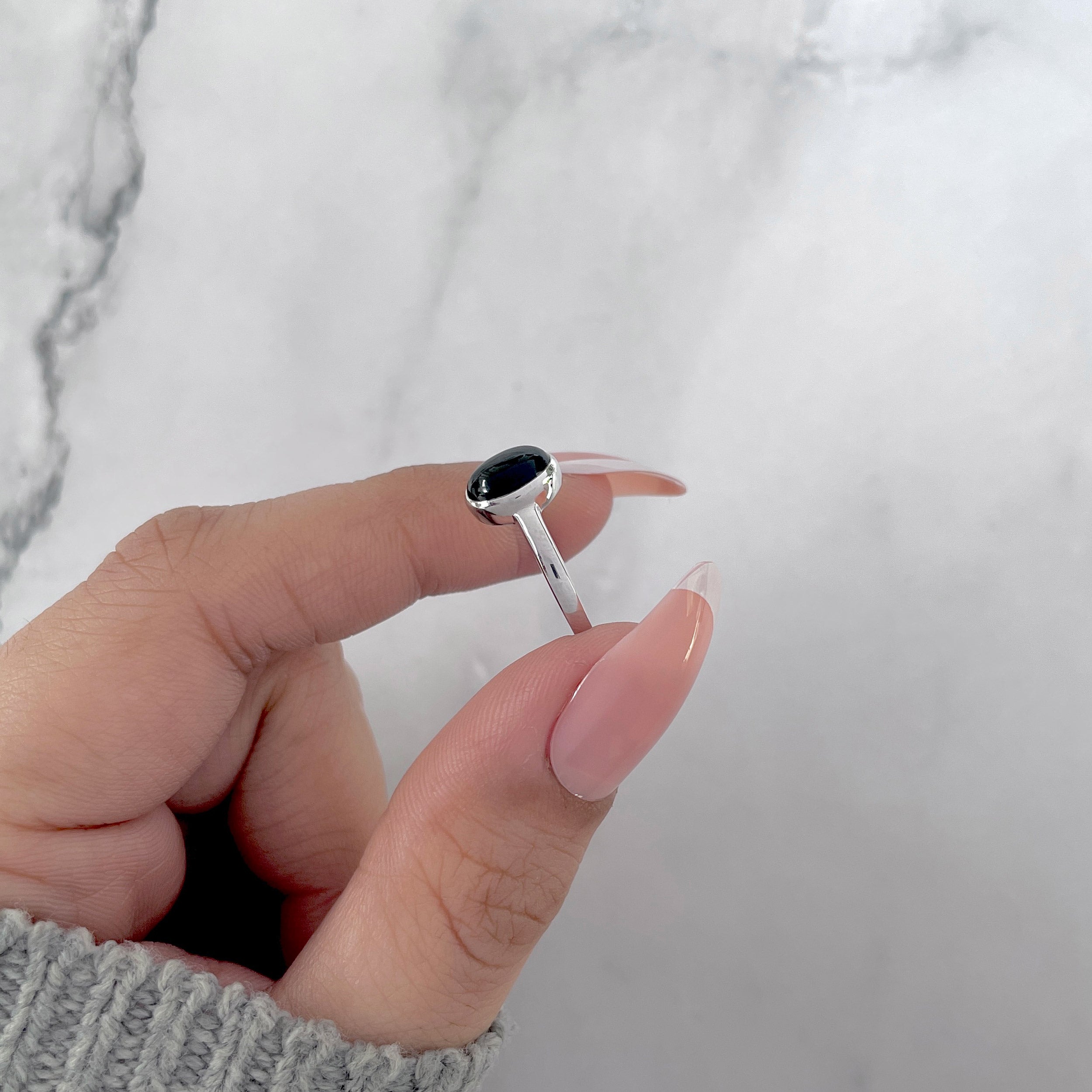 Black Onyx Ring-(BOX-SR-2513.)