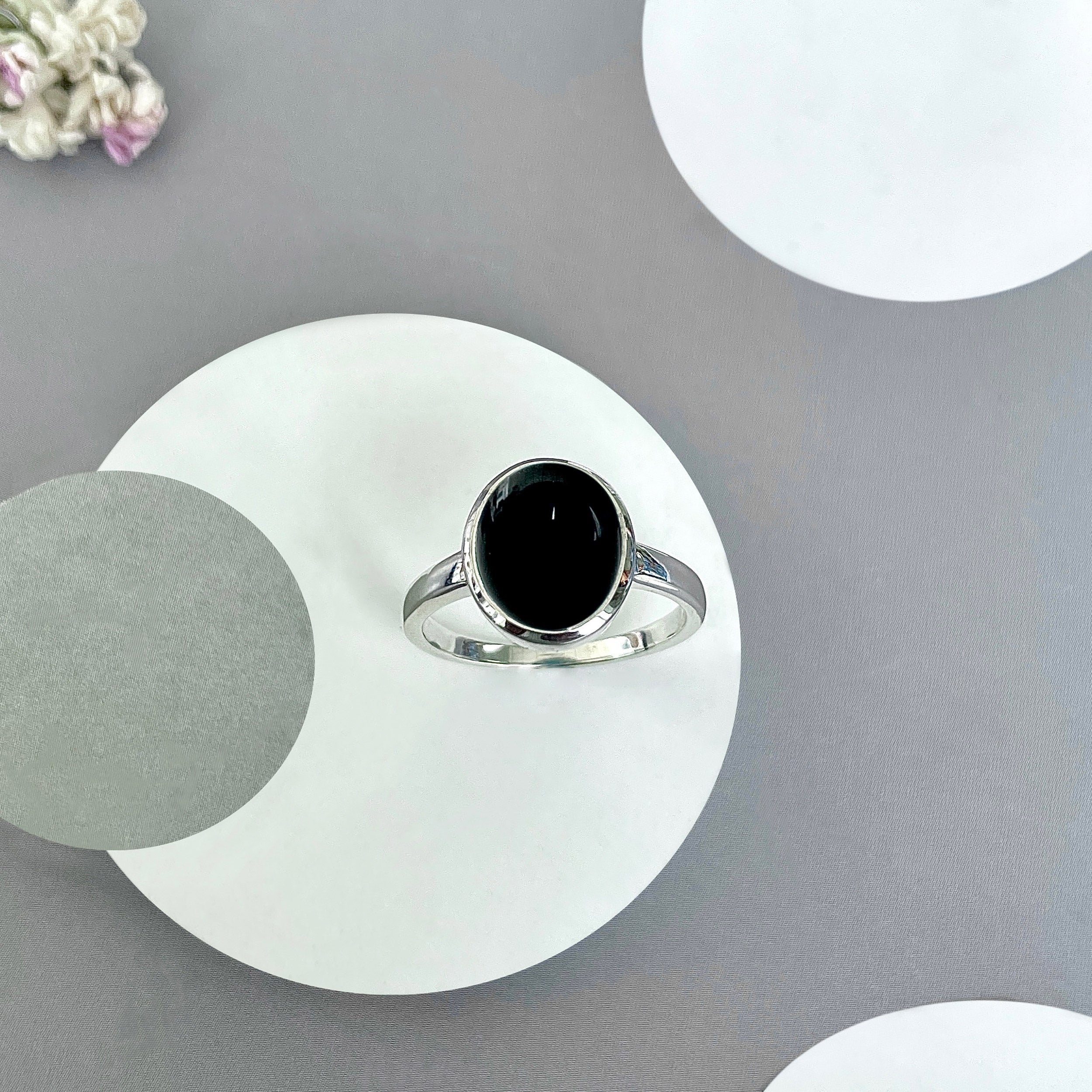 Black Onyx Ring-(BOX-SR-2514.)
