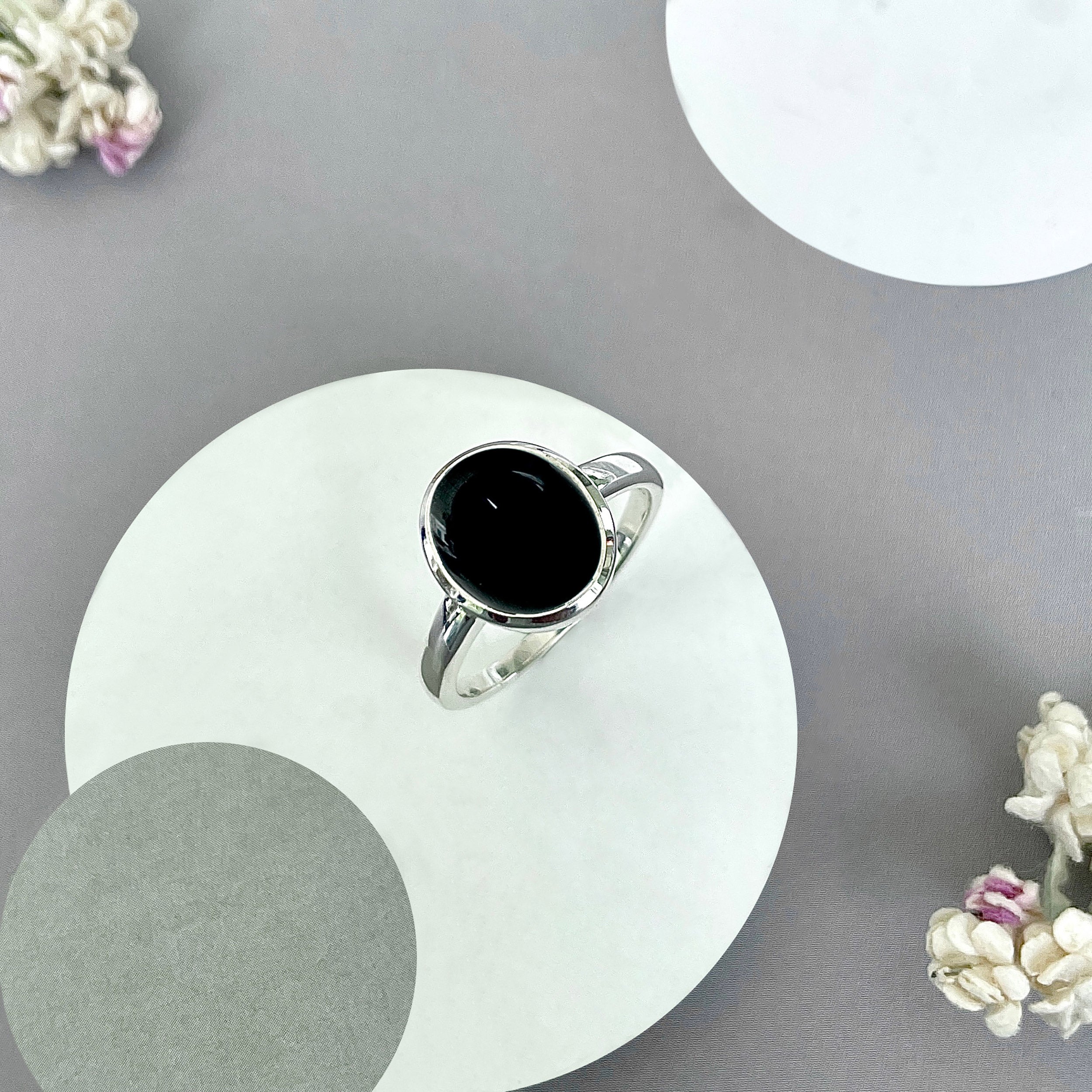 Black Onyx Ring-(BOX-SR-2514.)