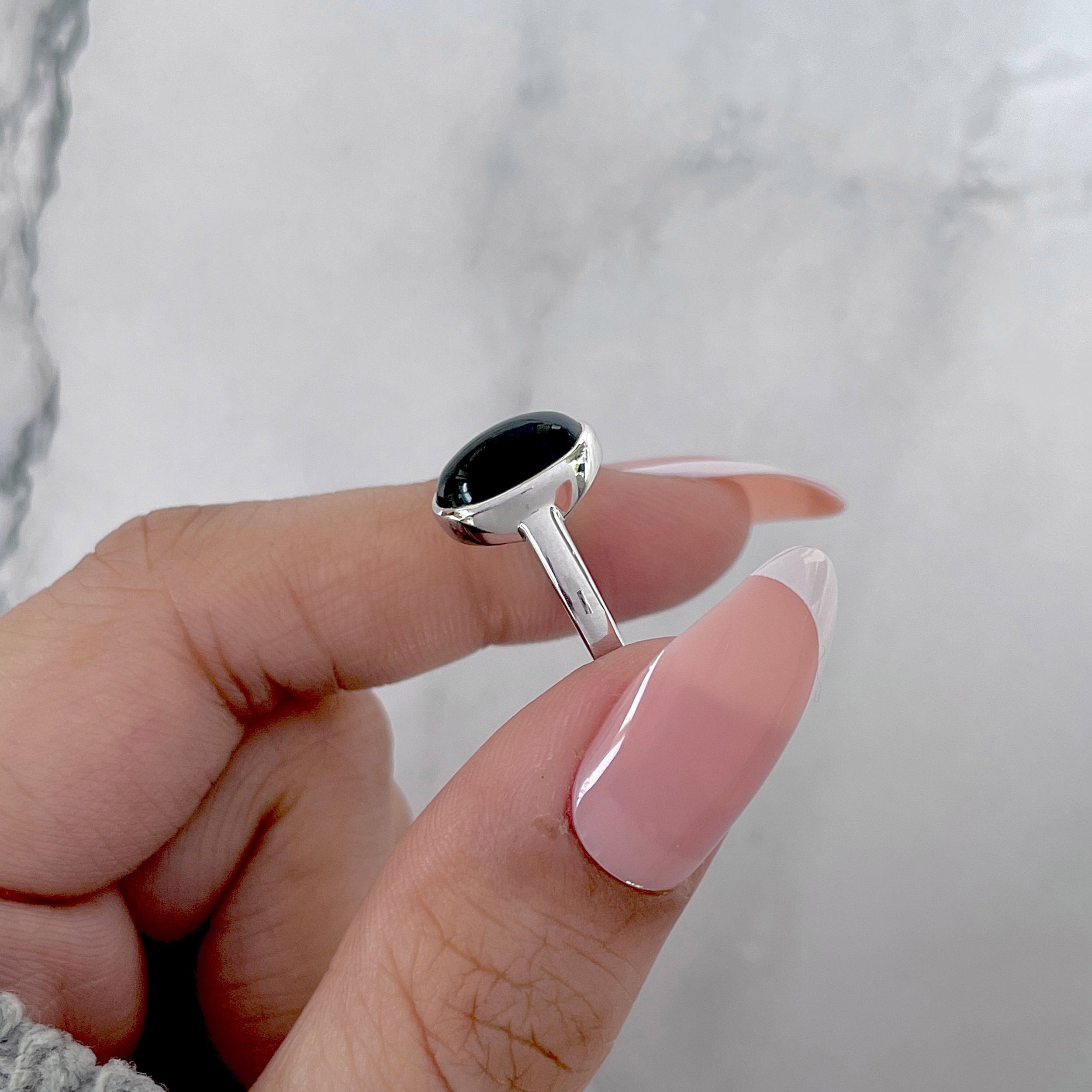 Black Onyx Ring-(BOX-SR-2514.)