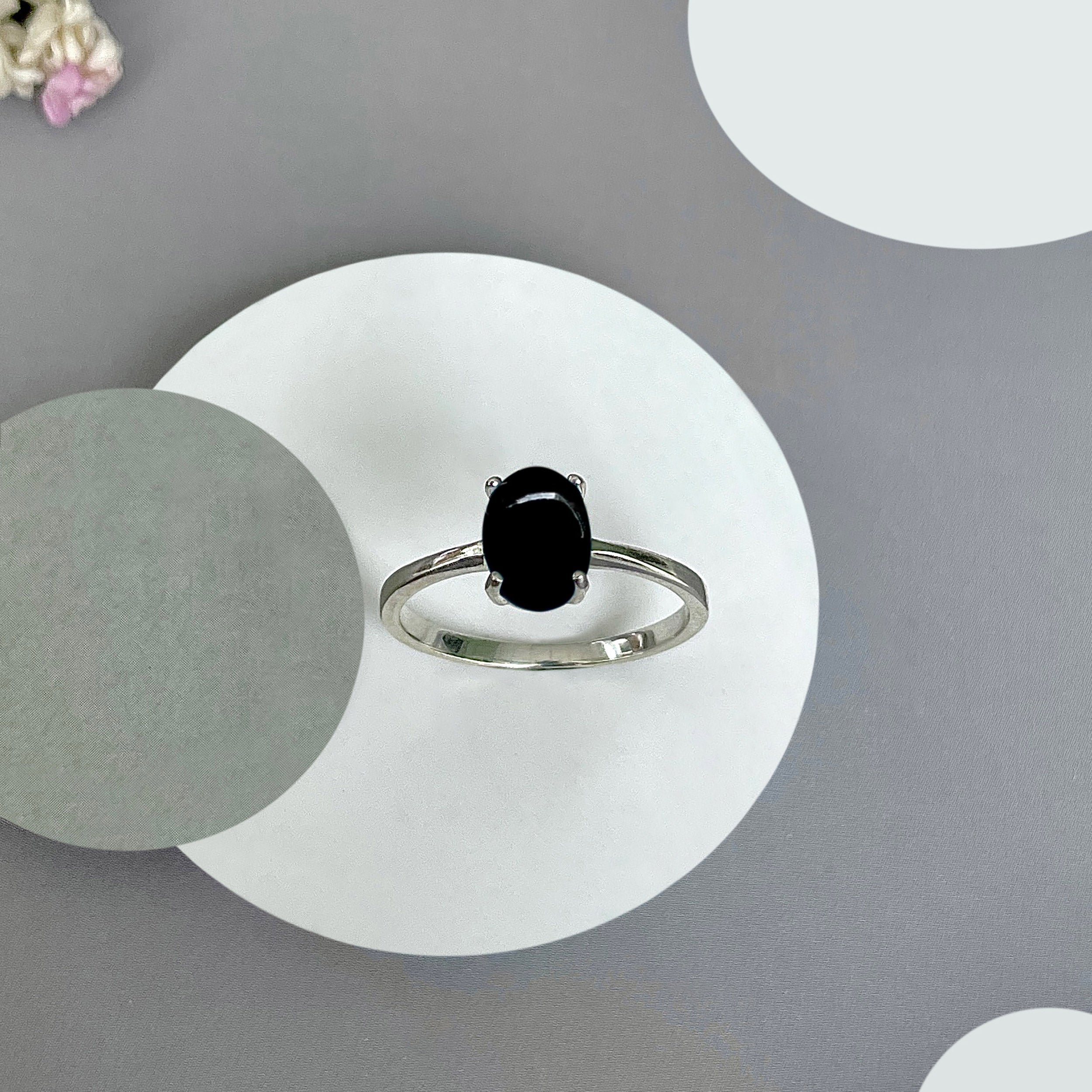 Black Onyx Ring-(BOX-SR-2516.)