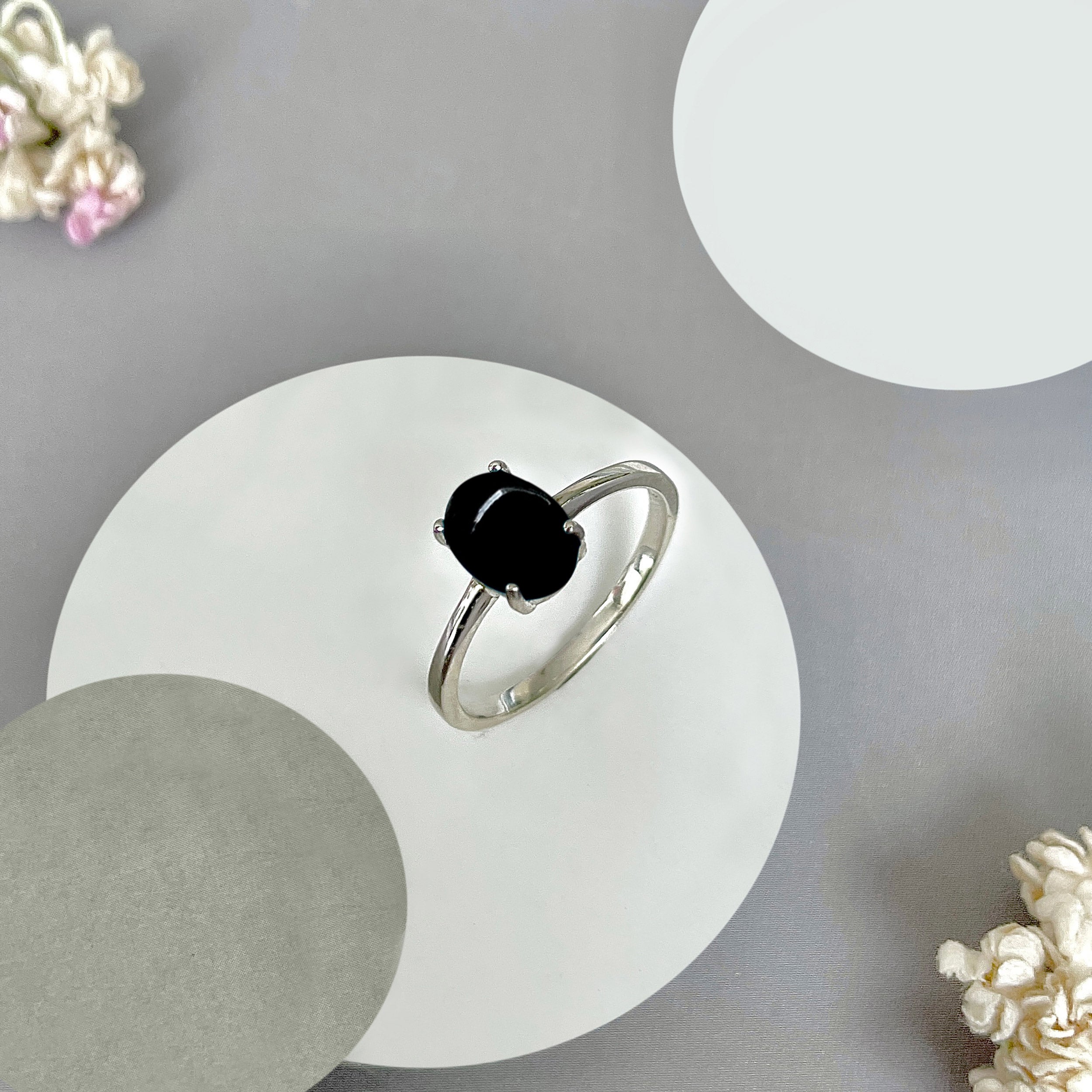 Black Onyx Ring-(BOX-SR-2516.)