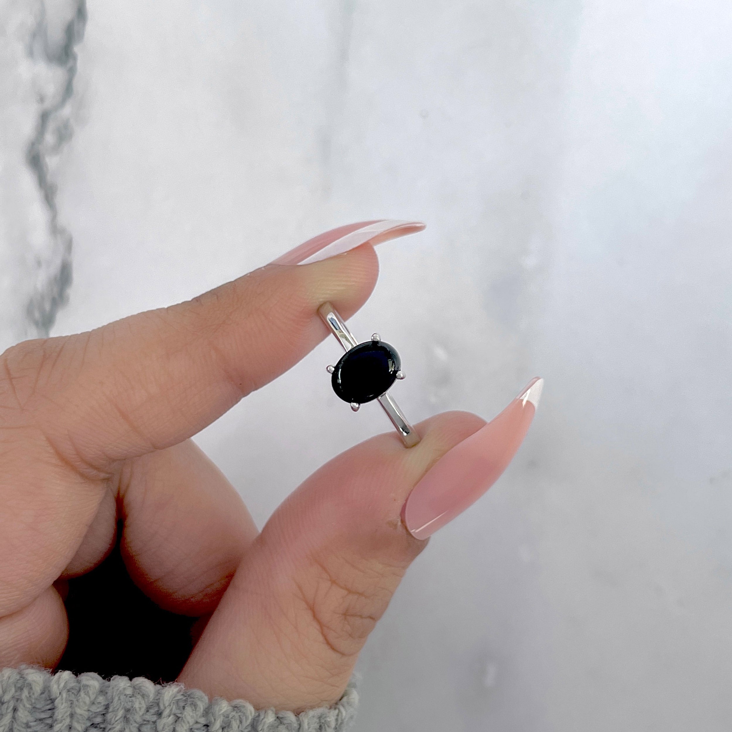 Black Onyx Ring-(BOX-SR-2516.)