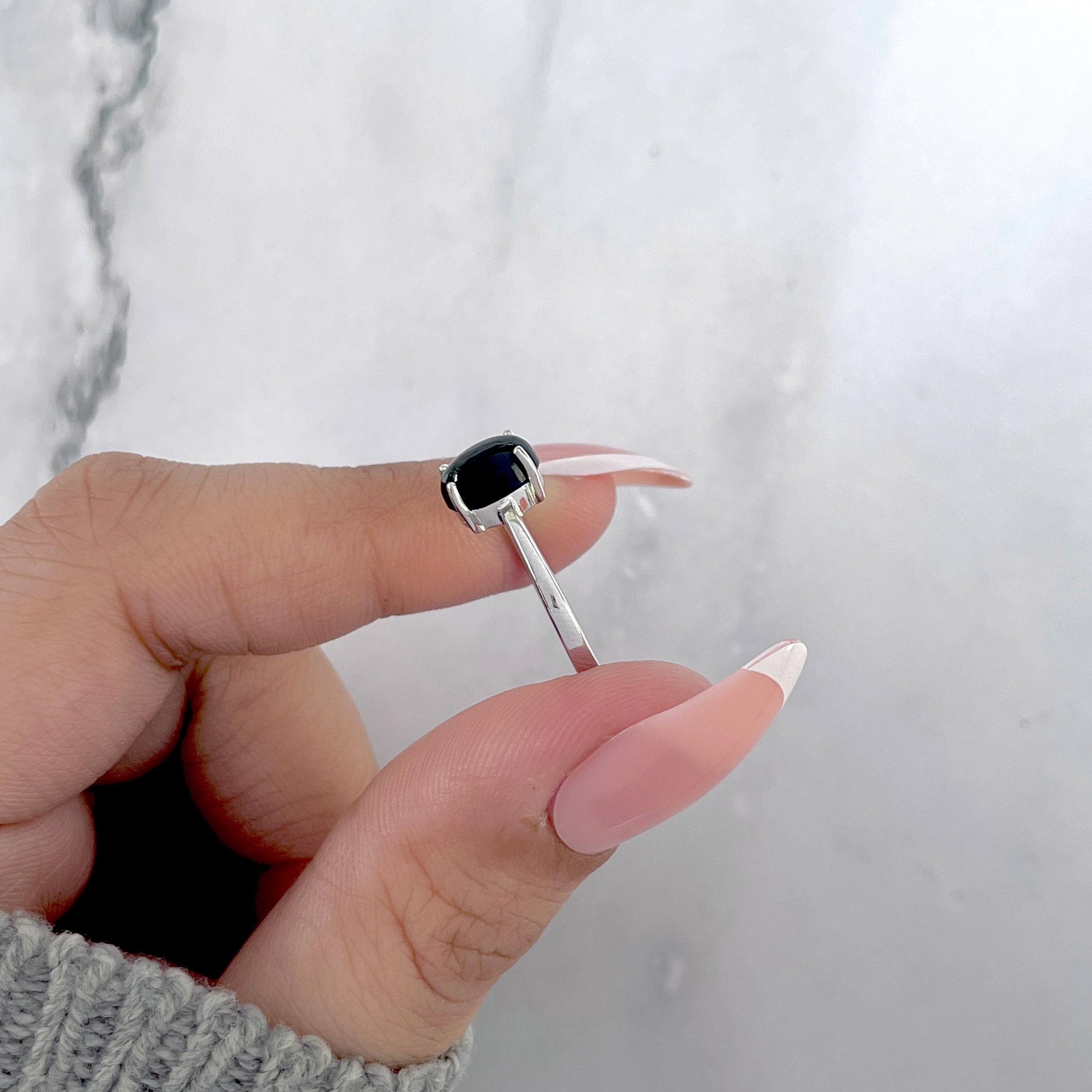 Black Onyx Ring-(BOX-SR-2516.)