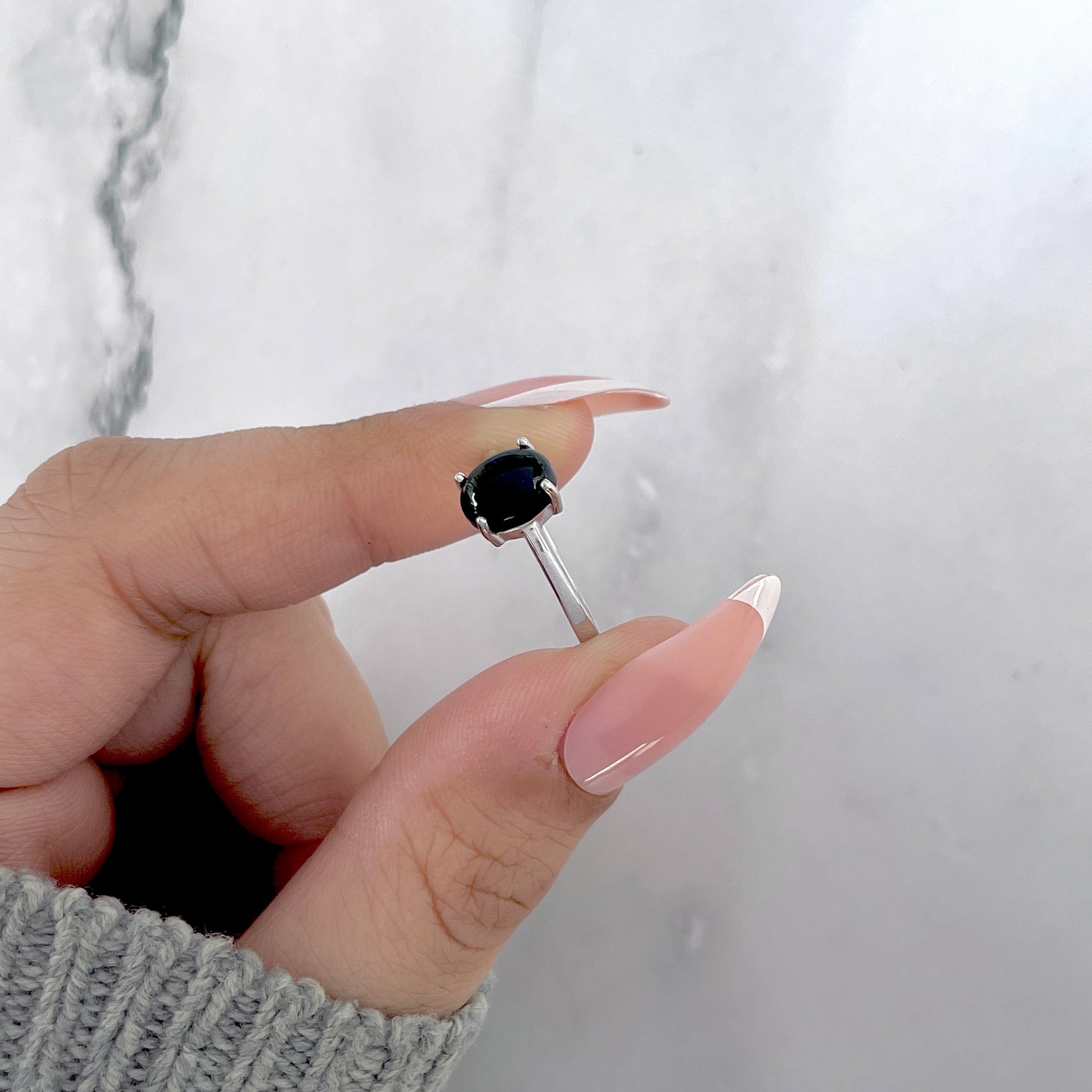 Black Onyx Ring-(BOX-SR-2516.)