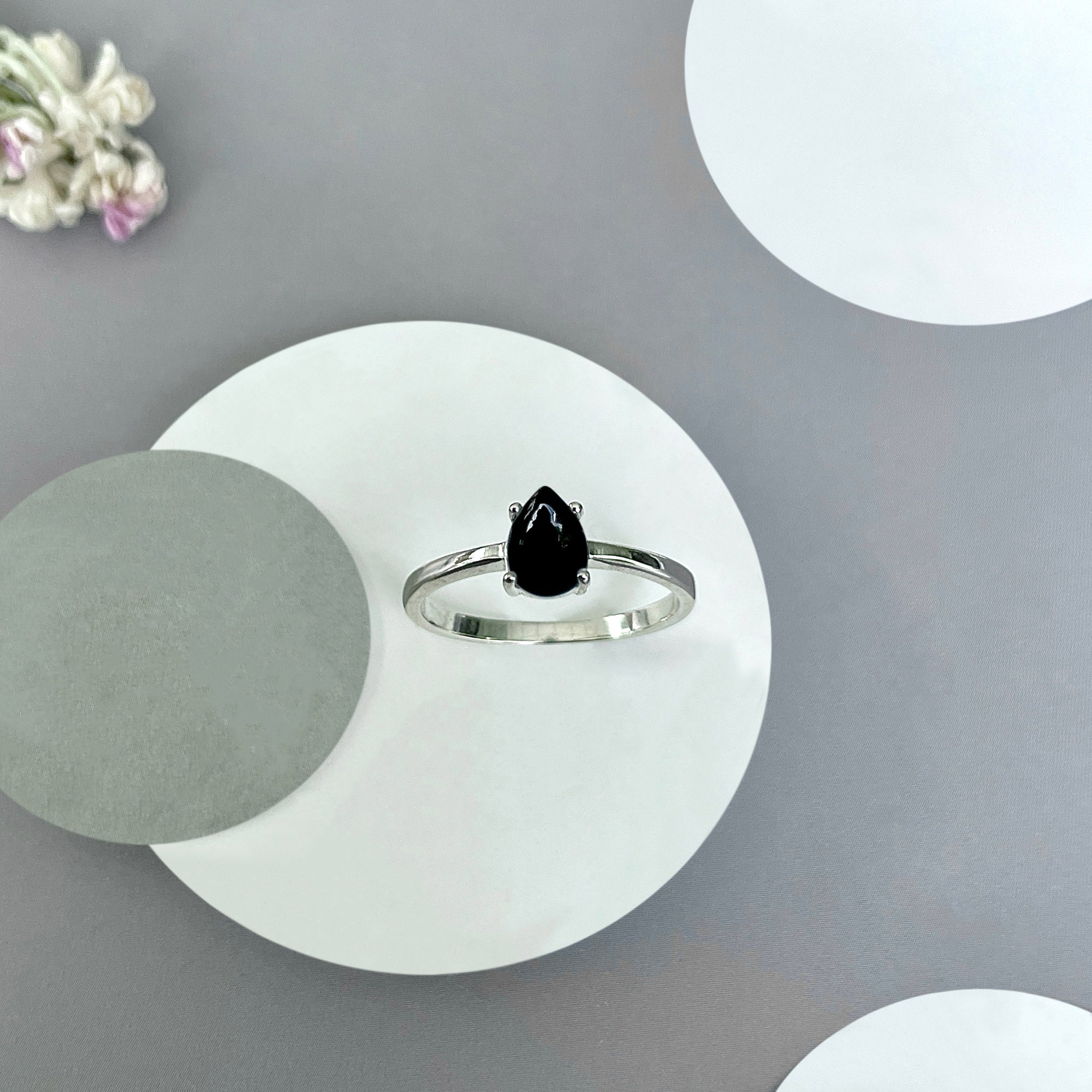Black Onyx Ring-(BOX-SR-2517.)