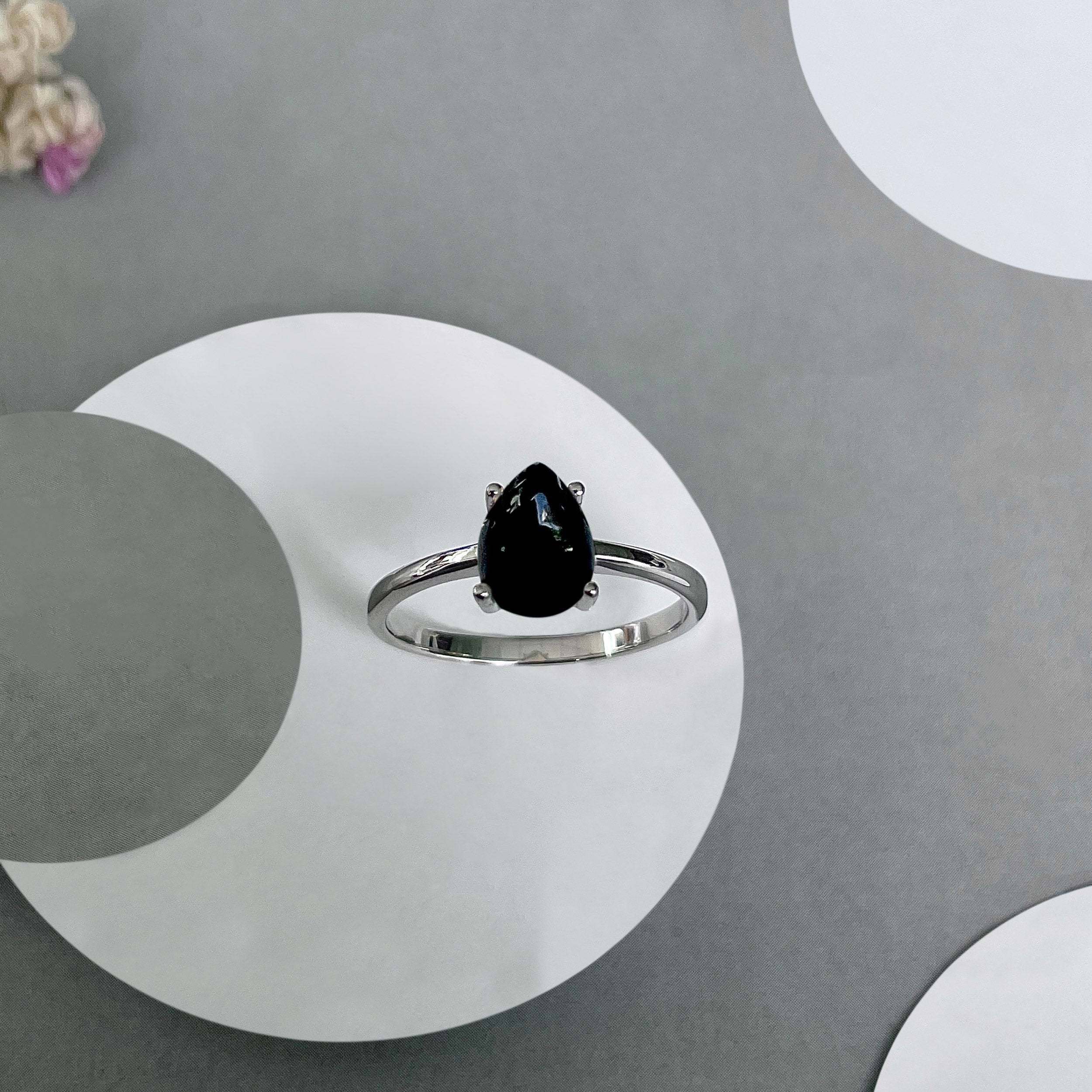 Black Onyx Ring-(BOX-SR-2518.)