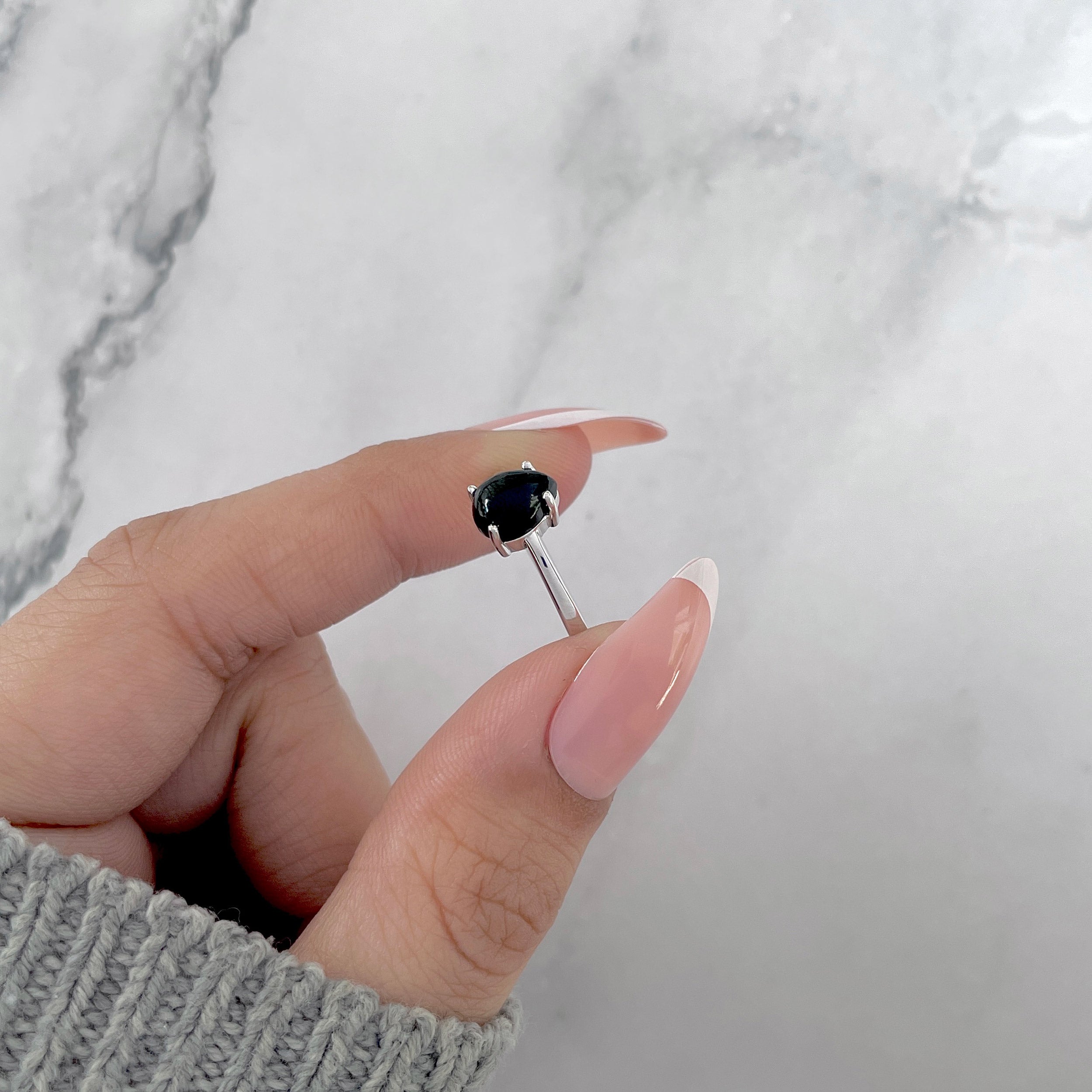 Black Onyx Ring-(BOX-SR-2518.)