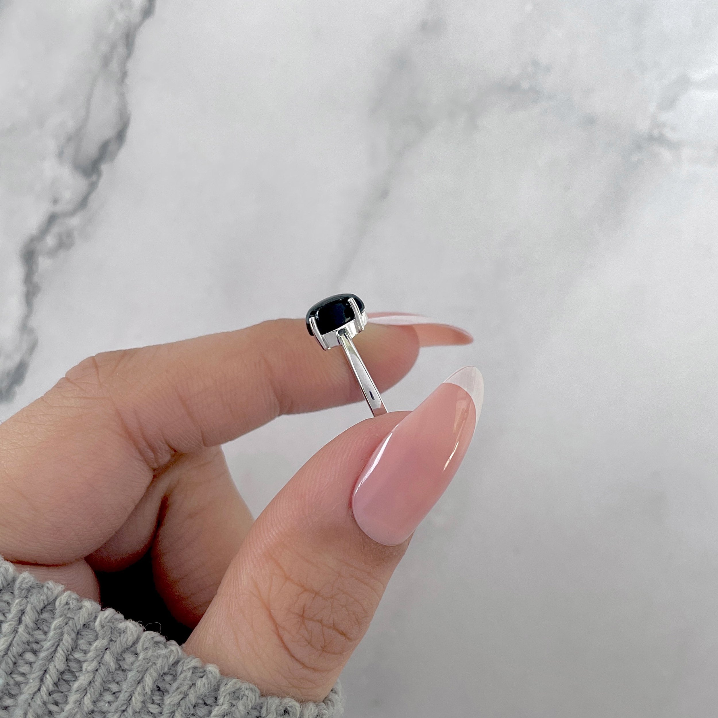 Black Onyx Ring-(BOX-SR-2518.)