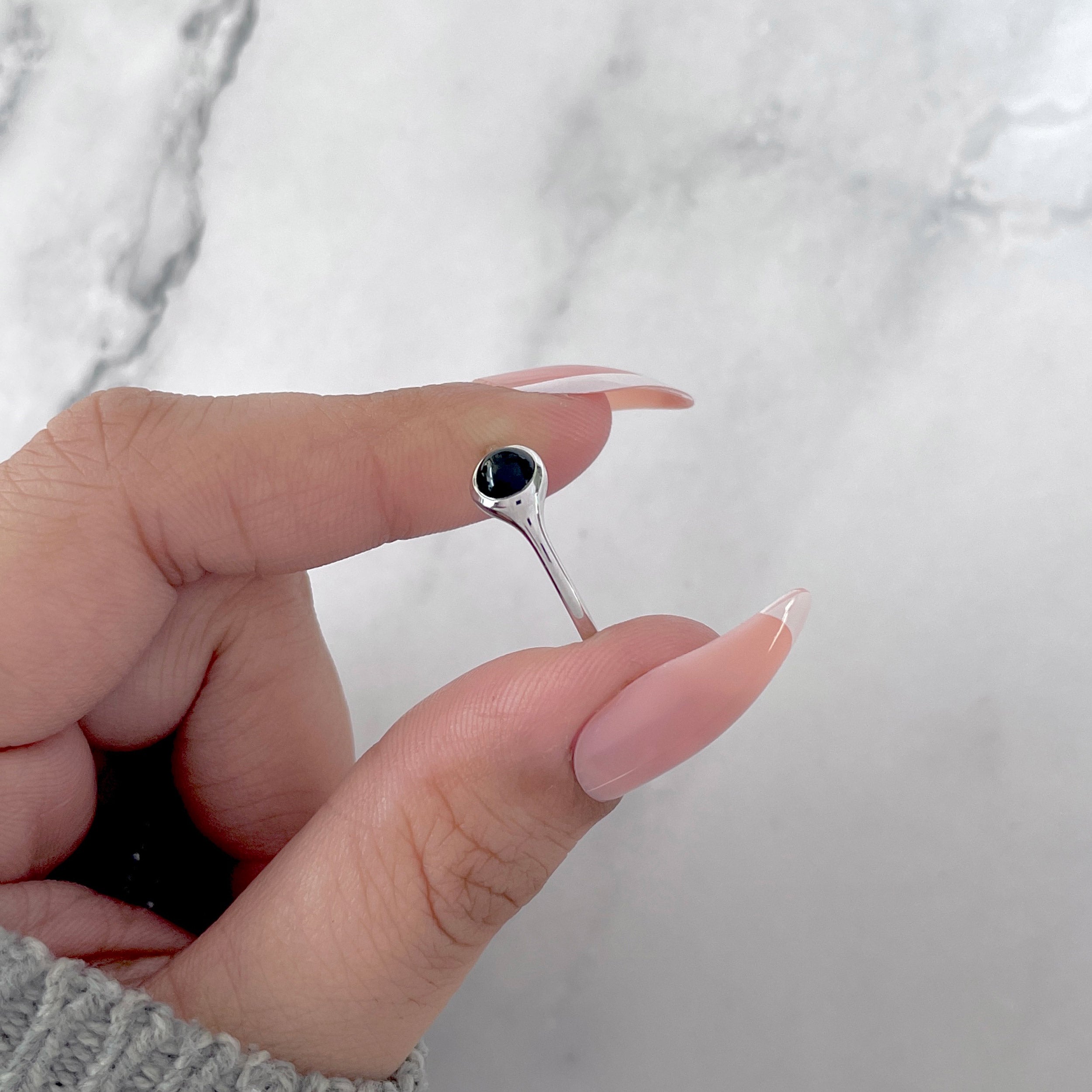 Black Onyx Ring-(BOX-SR-2528.)