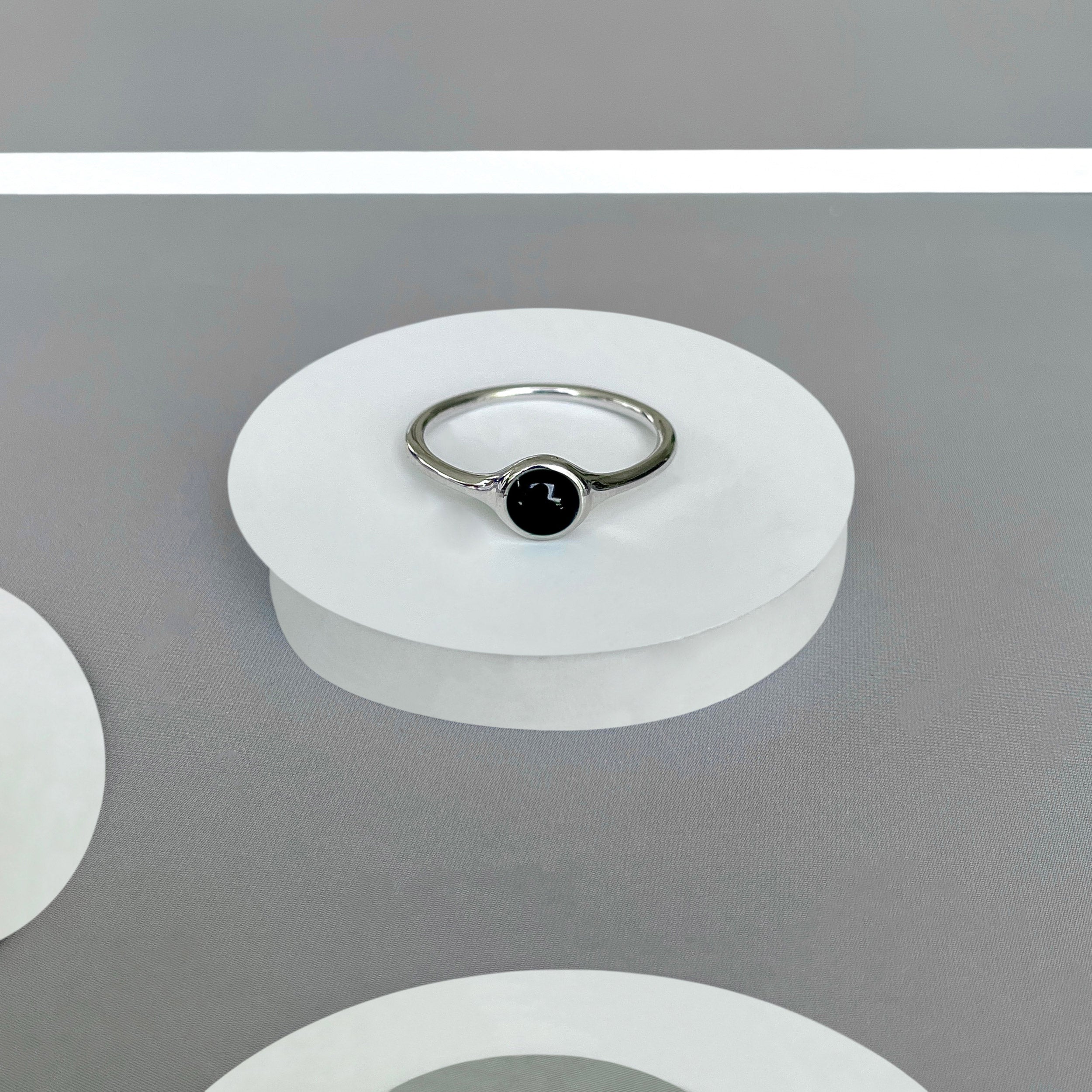 Black Onyx Ring-(BOX-SR-2528.)