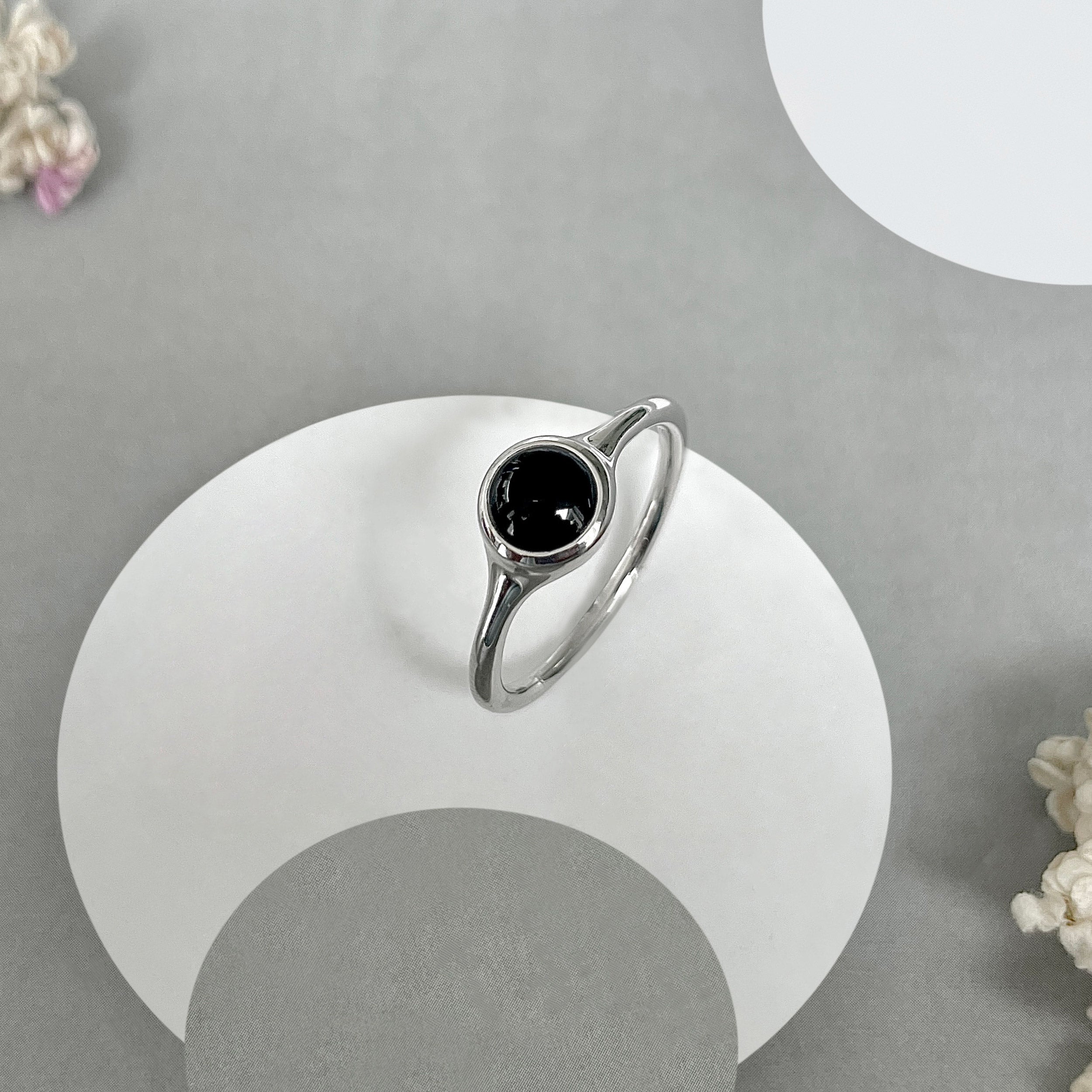 Black Onyx Ring-(BOX-SR-2529.)