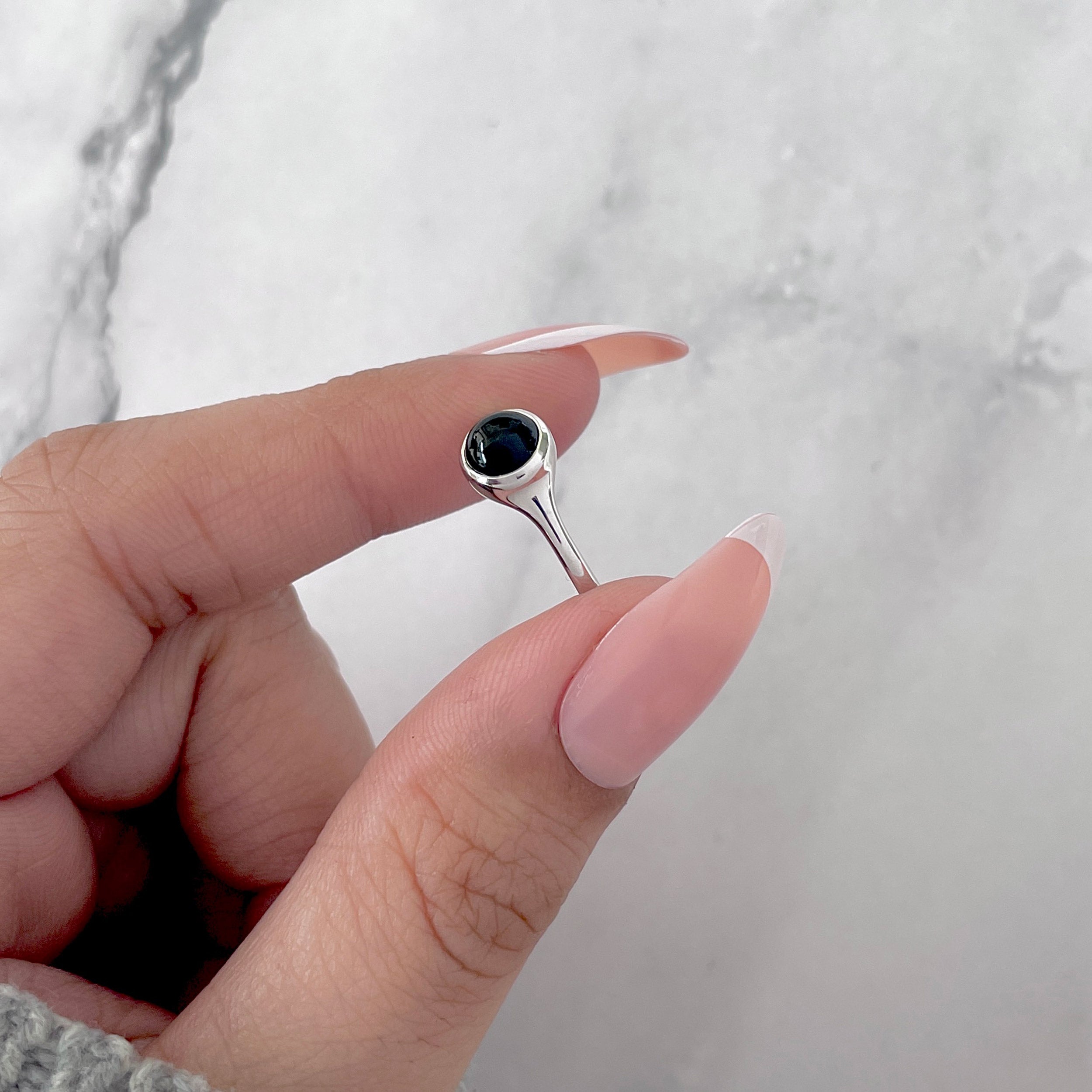 Black Onyx Ring-(BOX-SR-2529.)