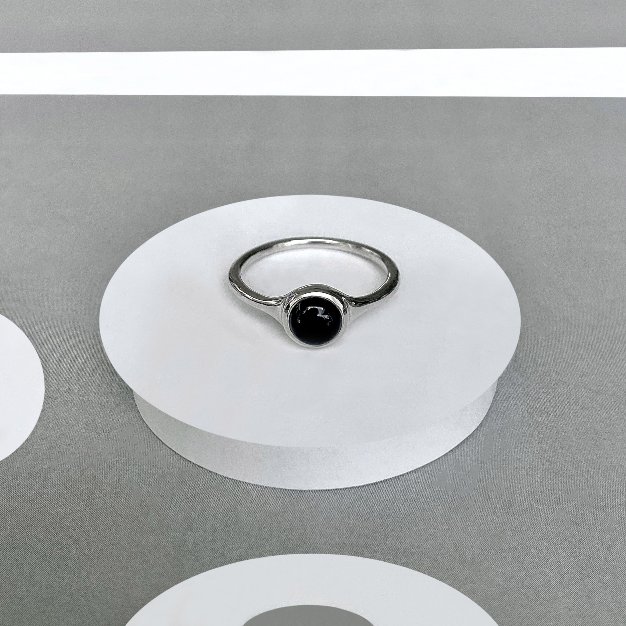 Black Onyx Ring-(BOX-SR-2529.)