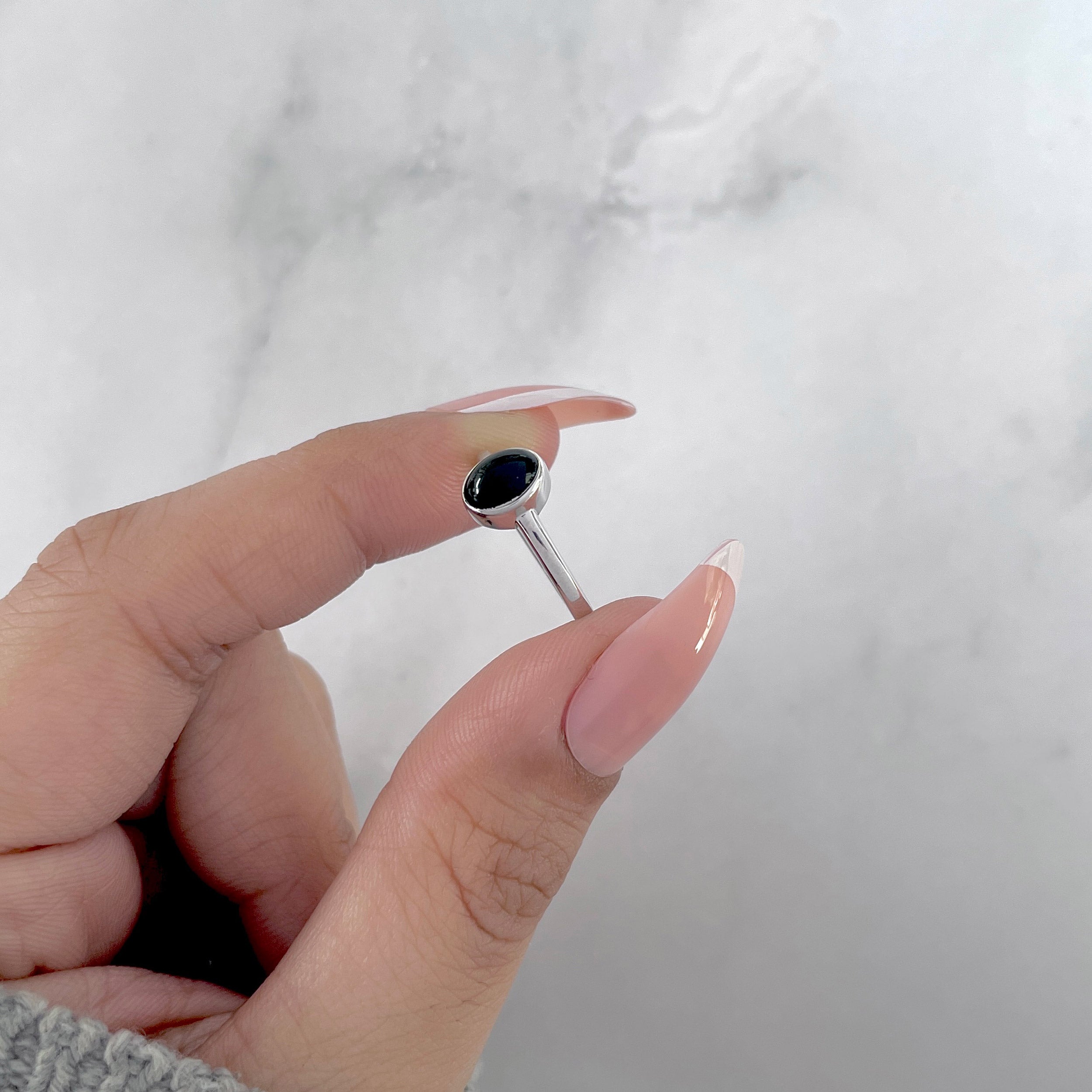 Black Onyx Ring-(BOX-SR-2833.)