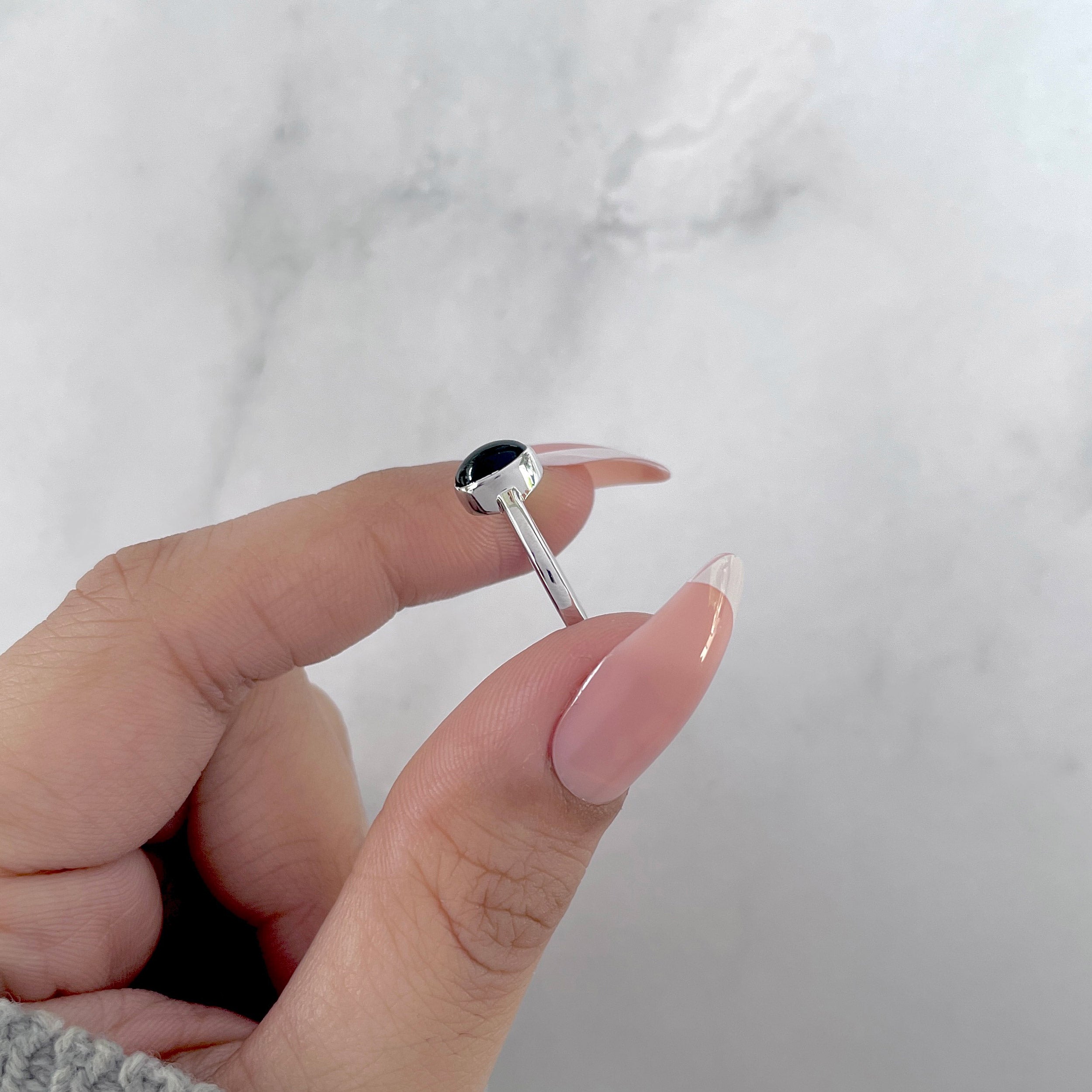 Black Onyx Ring-(BOX-SR-2833.)