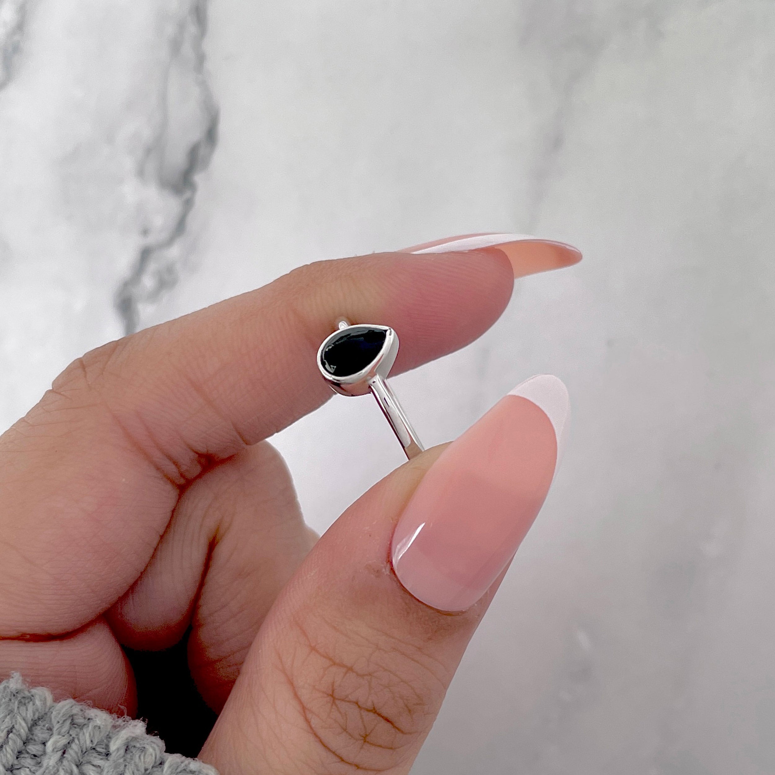 Black Onyx Ring-(BOX-SR-2835.)