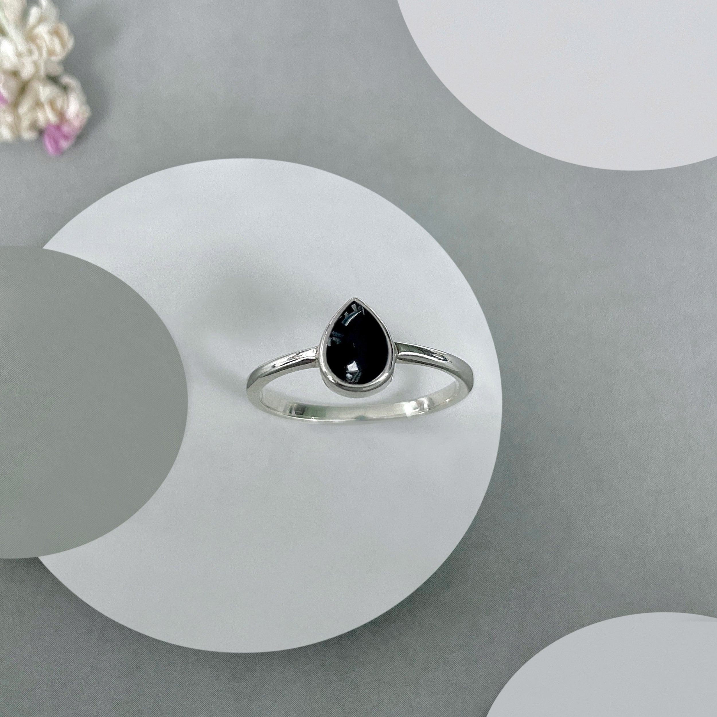 Black Onyx Ring-(BOX-SR-2835.)