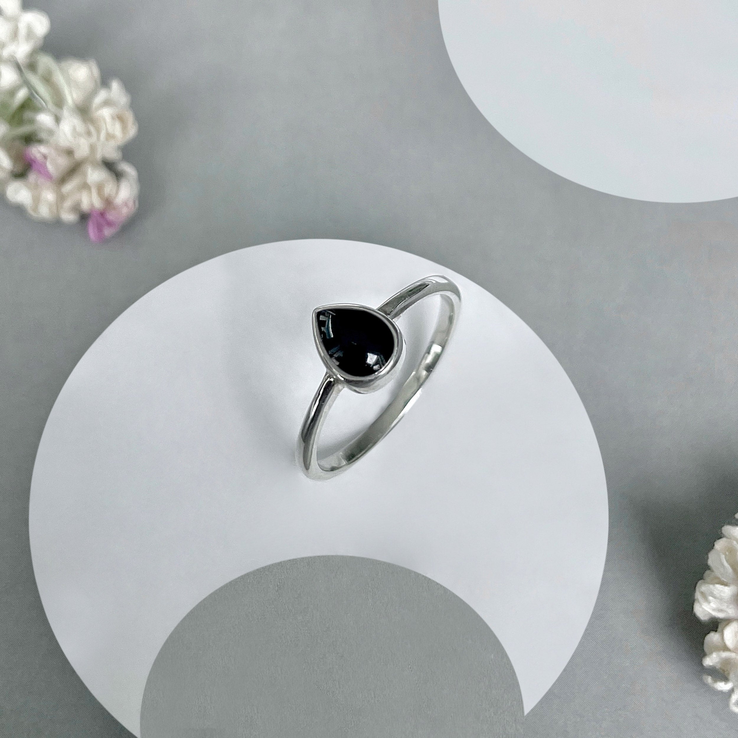 Black Onyx Ring-(BOX-SR-2835.)