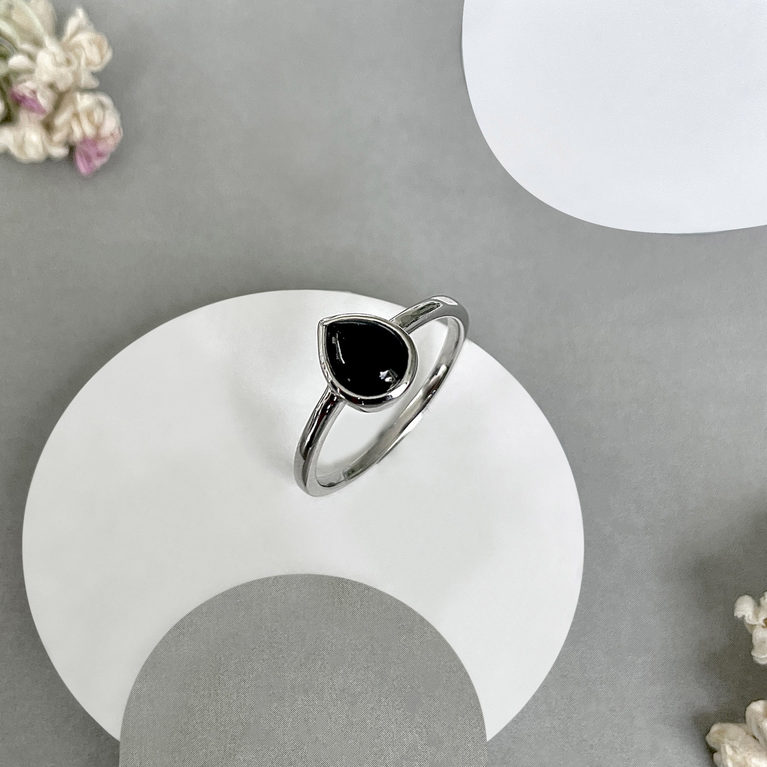 Black Onyx Ring-(BOX-SR-2838.)