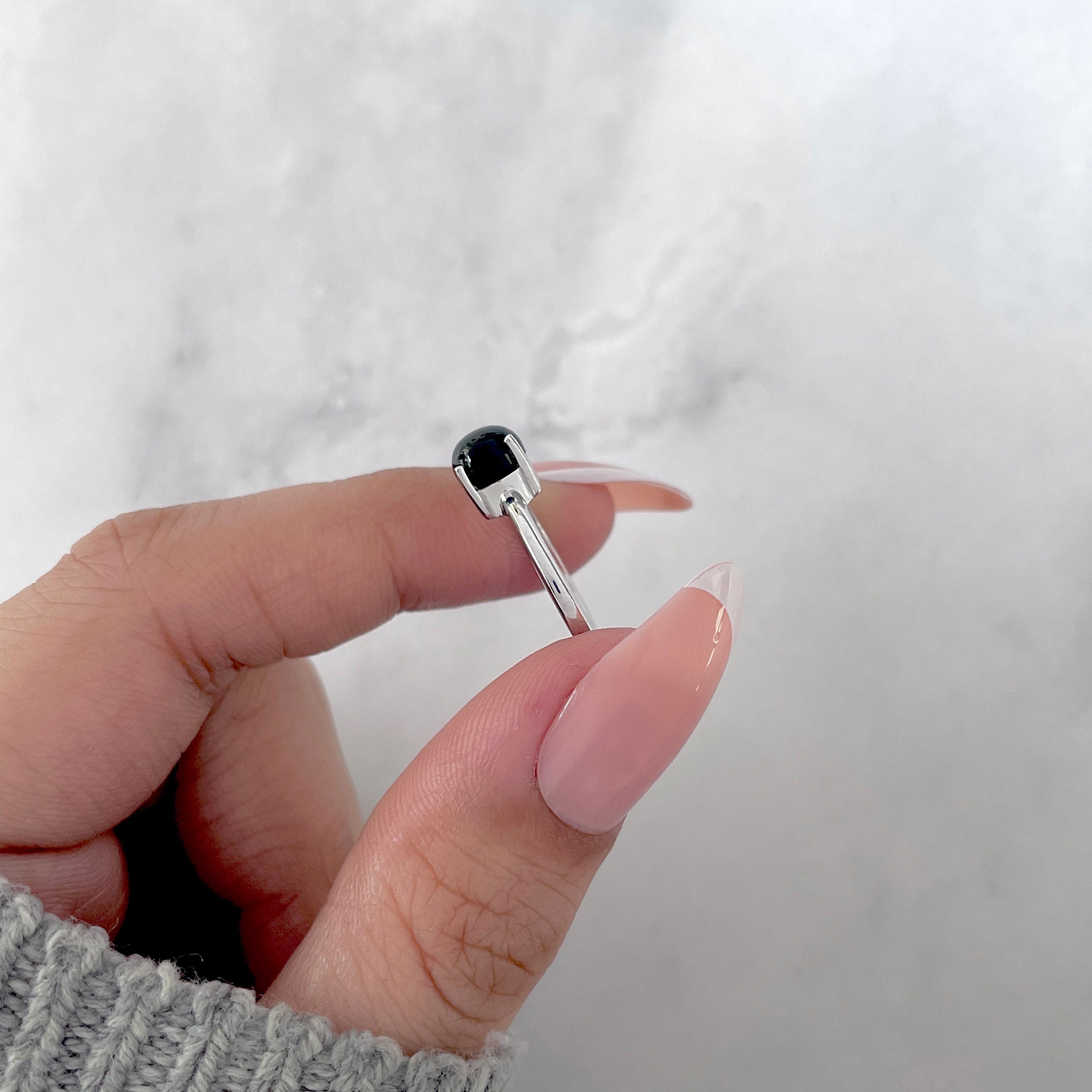 Black Onyx Ring-(BOX-SR-3025.)