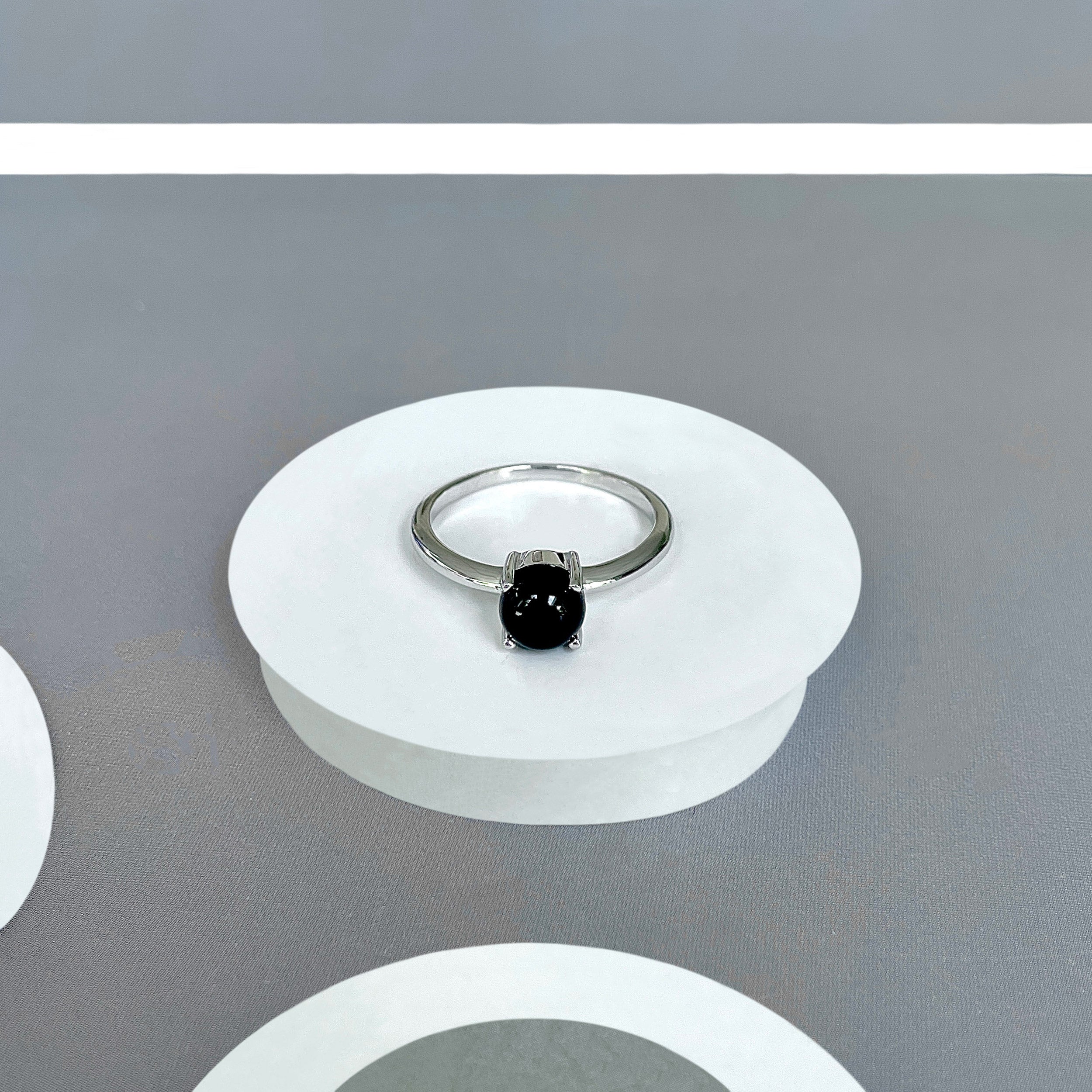 Black Onyx Ring-(BOX-SR-3025.)